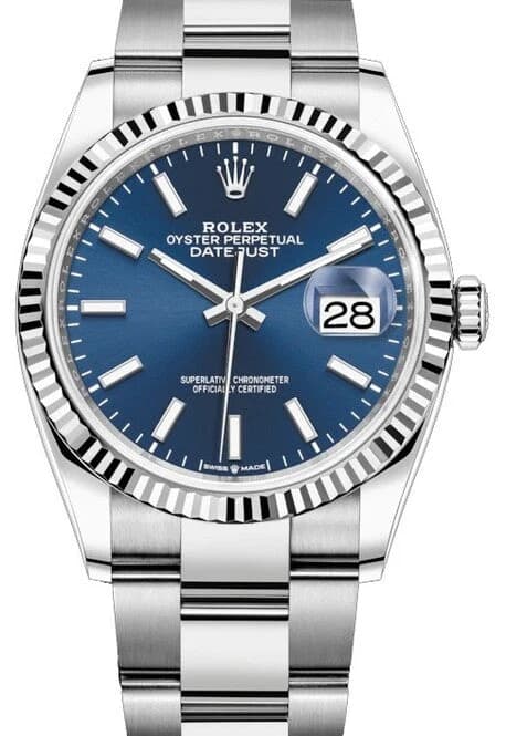 Rolex Datejust – Ref. 126234-0038, like new