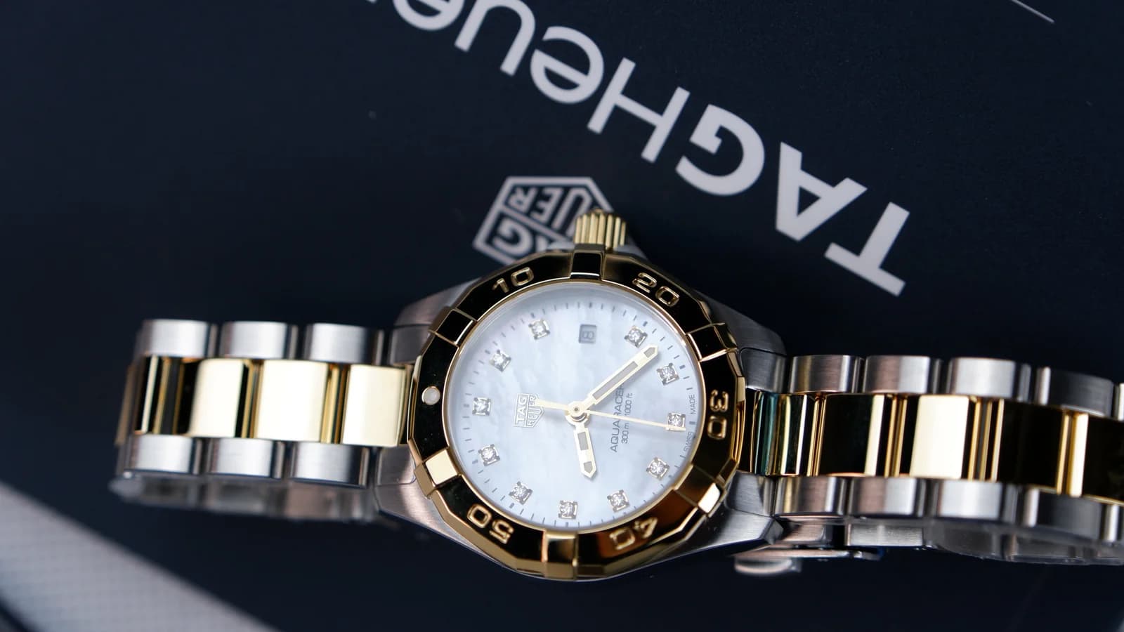TAG Heuer Aquaracer – Ref. WBD1422.BB0321, like new – Image 1/2