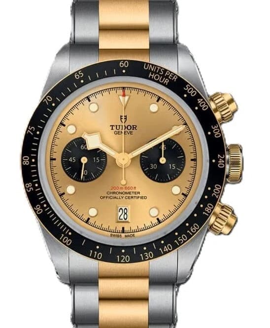 Tudor Tudor Black Bay Chrono 41 Steel Black Bezel – Ref. M79363N-0007, Wie neu