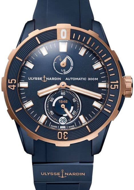 Ulysse Nardin Diver – Ref. 1185-170-3/BLUE, Wie neu