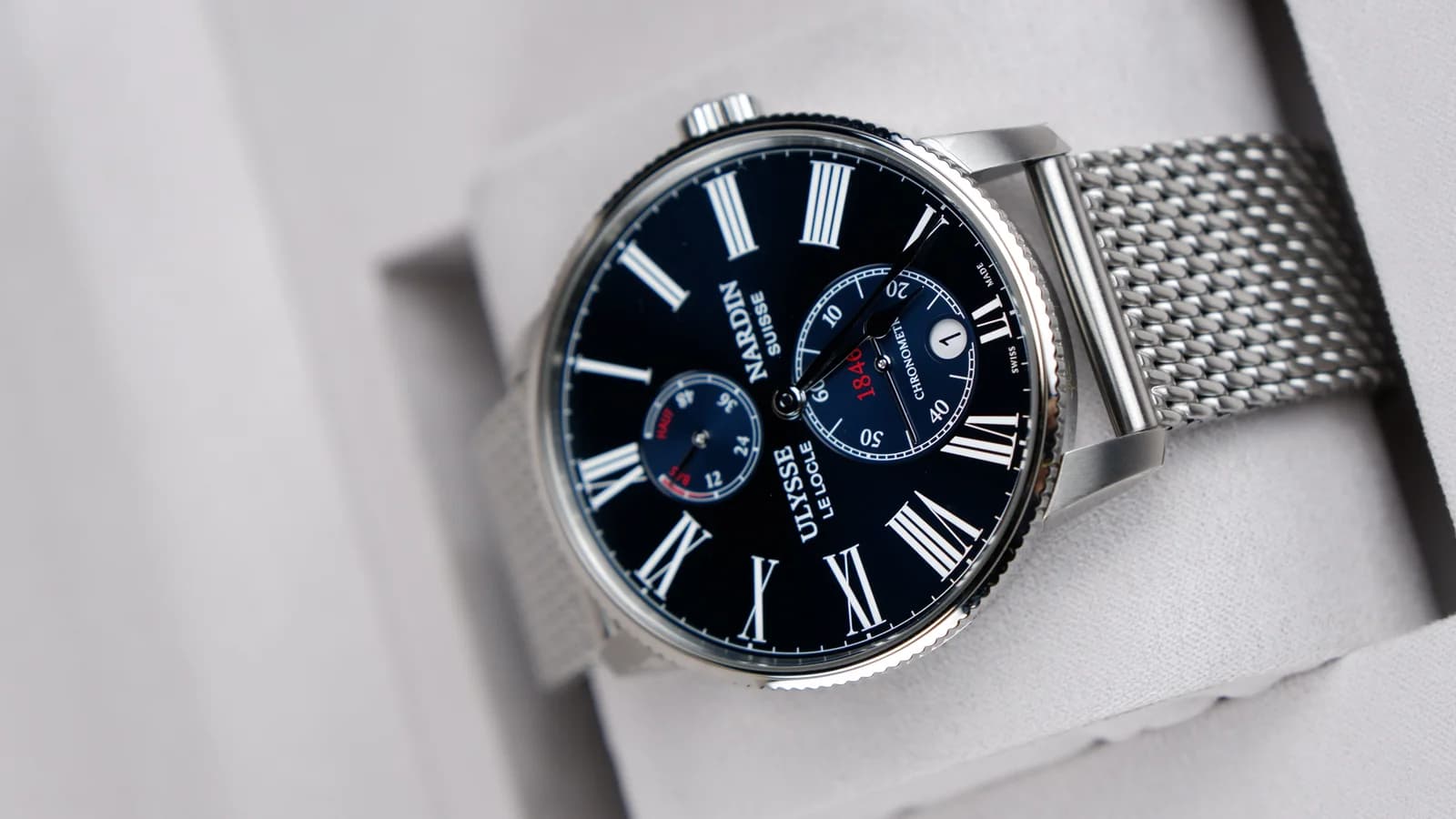 Ulysse Nardin Marine – Ref. 1183-310-7MIL/43, like new