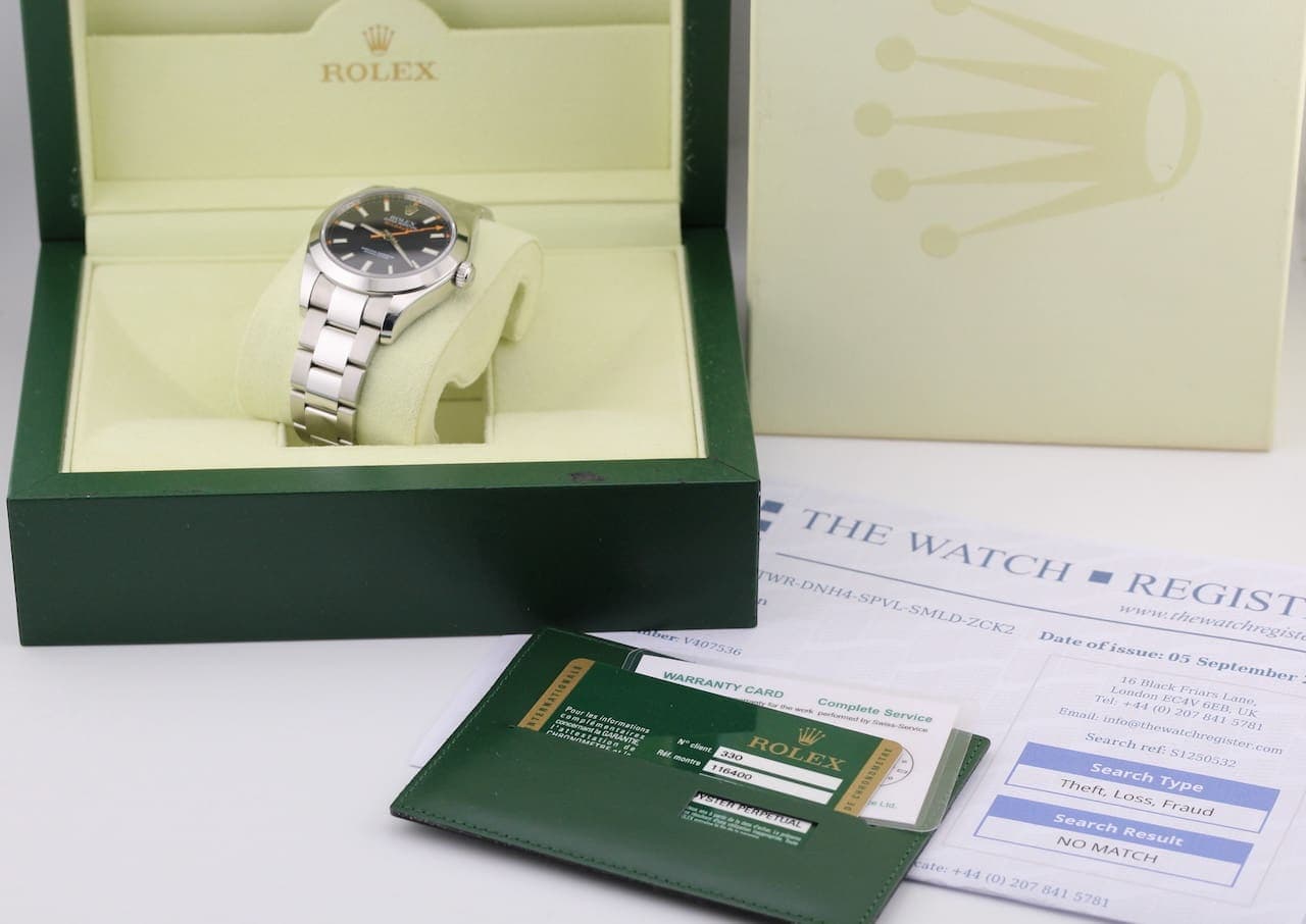 Rolex Milgauss – Ref. 116400, Sehr gut – Bild 2/12
