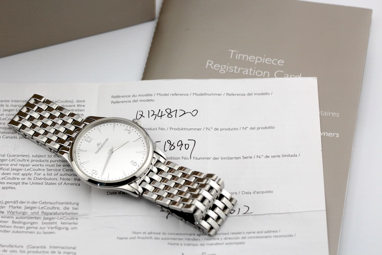 Jaeger-LeCoultre Master Ultra Thin – Ref. 1348120, Sehr gut – 4/15