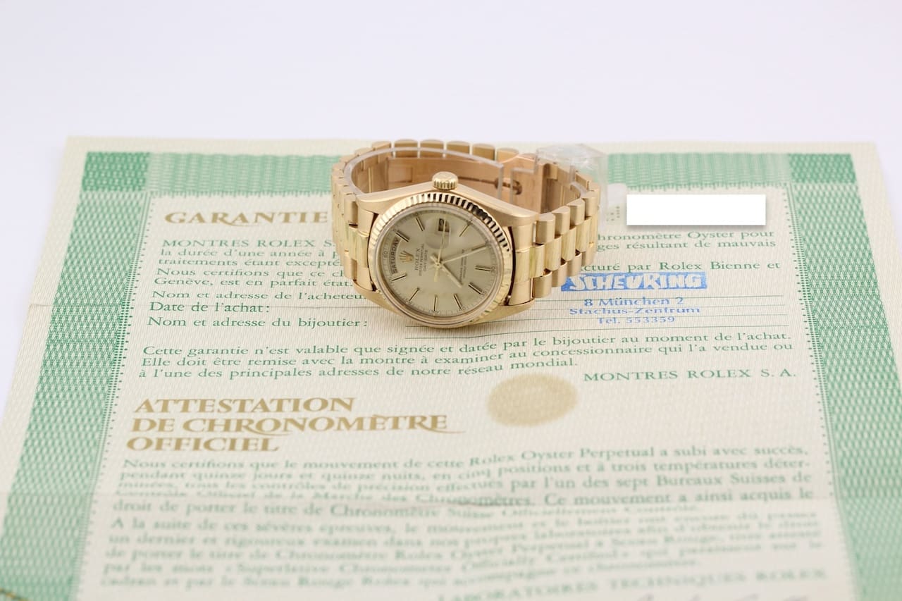Rolex Day-Date – Ref. 1803, Sehr gut – 4/15