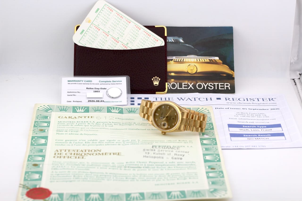 Rolex Day-Date – Ref. 18078, Sehr gut – 3/13