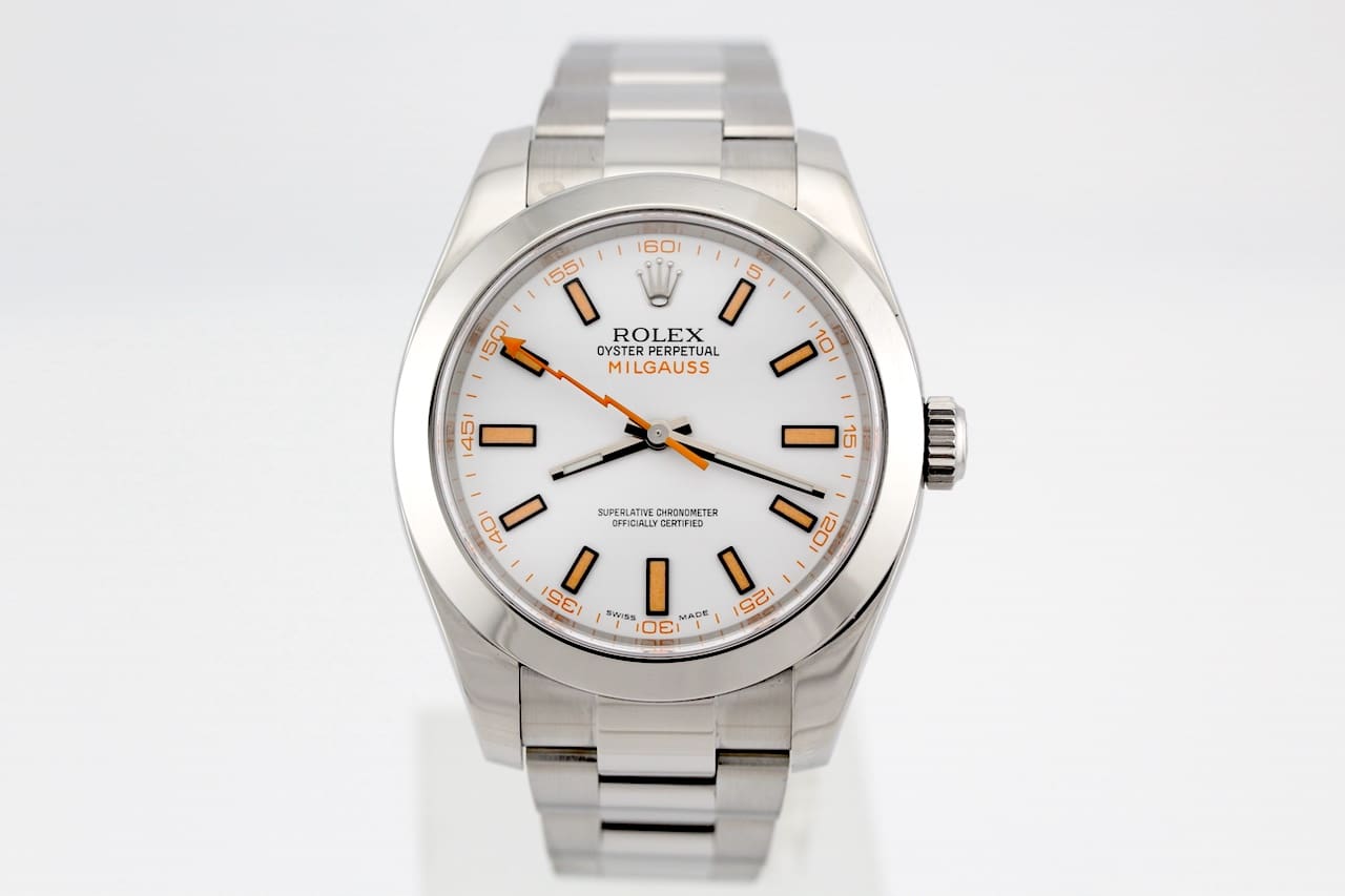 Rolex Milgauss – Ref. 116400, Sehr gut – 3/14