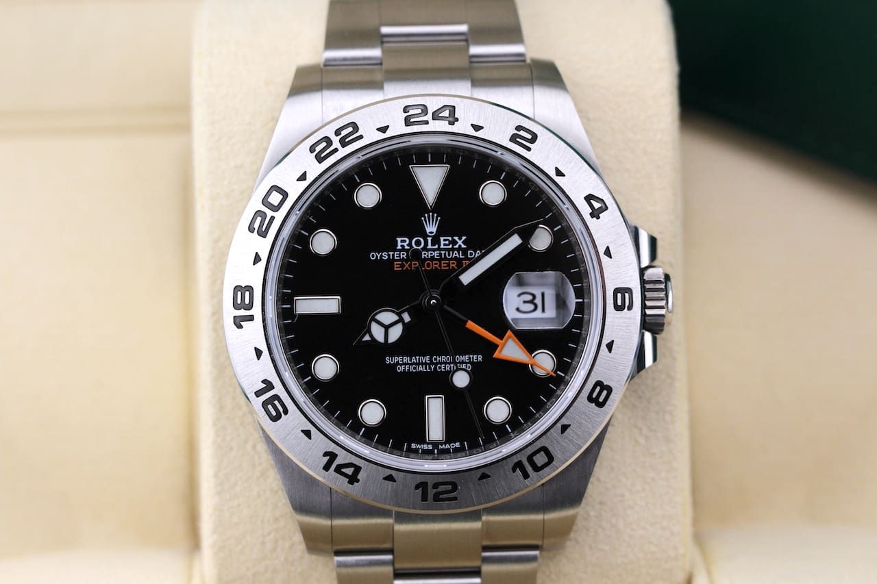 Rolex Explorer II – Ref. 216570, Sehr gut – 3/12