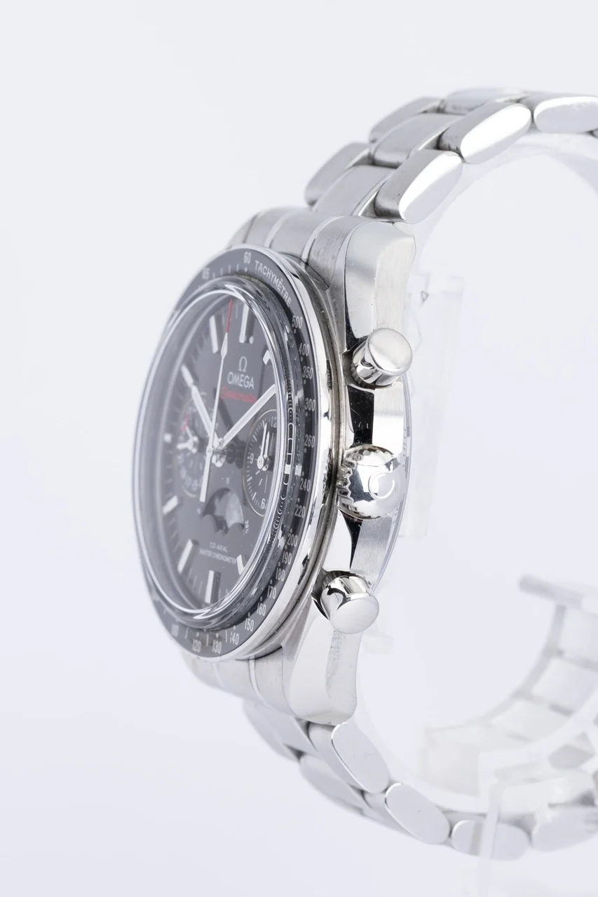 Omega Speedmaster Moonphase – Ref. 30430445201001, Sehr gut – 6/11