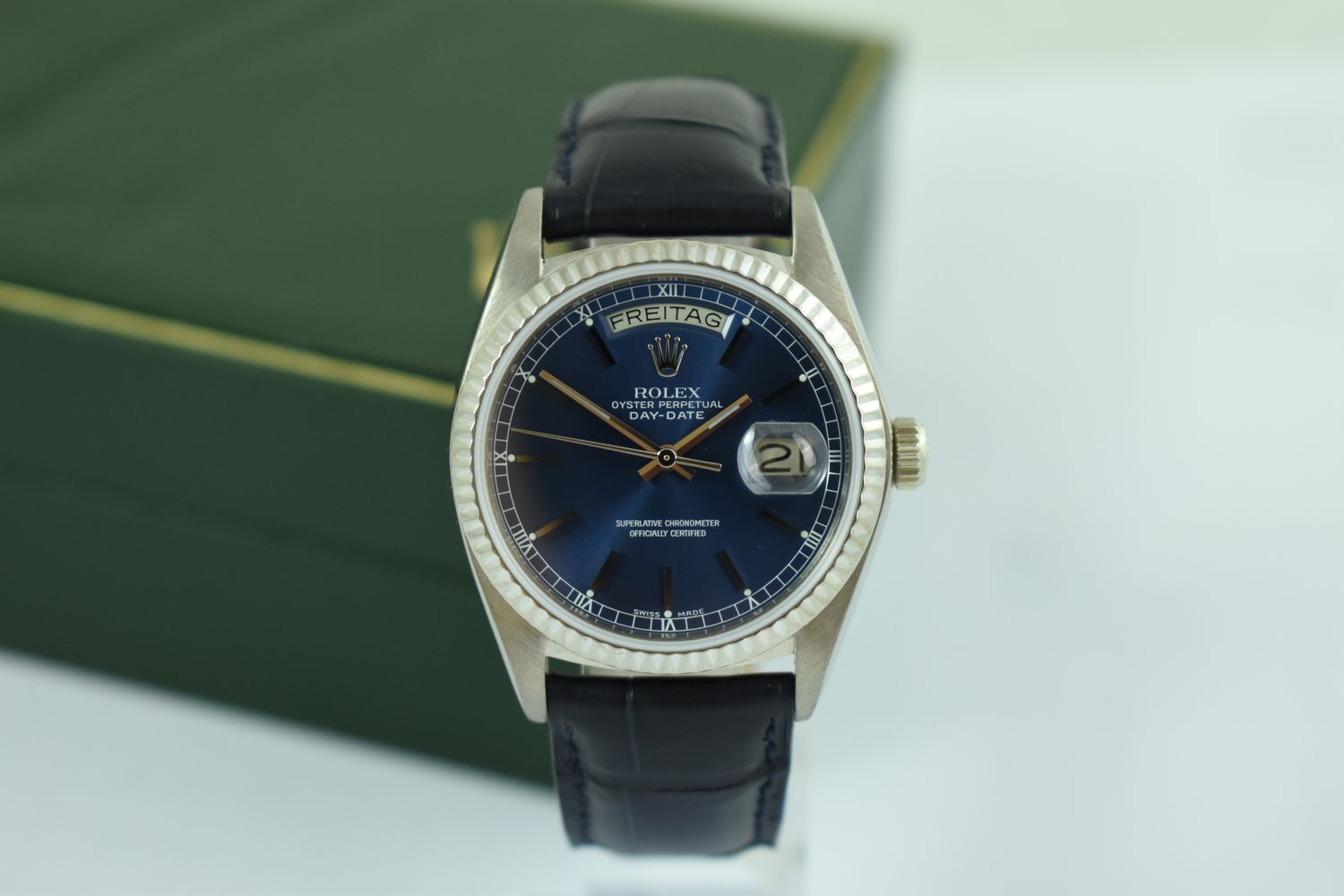 Rolex Day-Date 36 – Ref. 18039, Sehr gut – 8/8