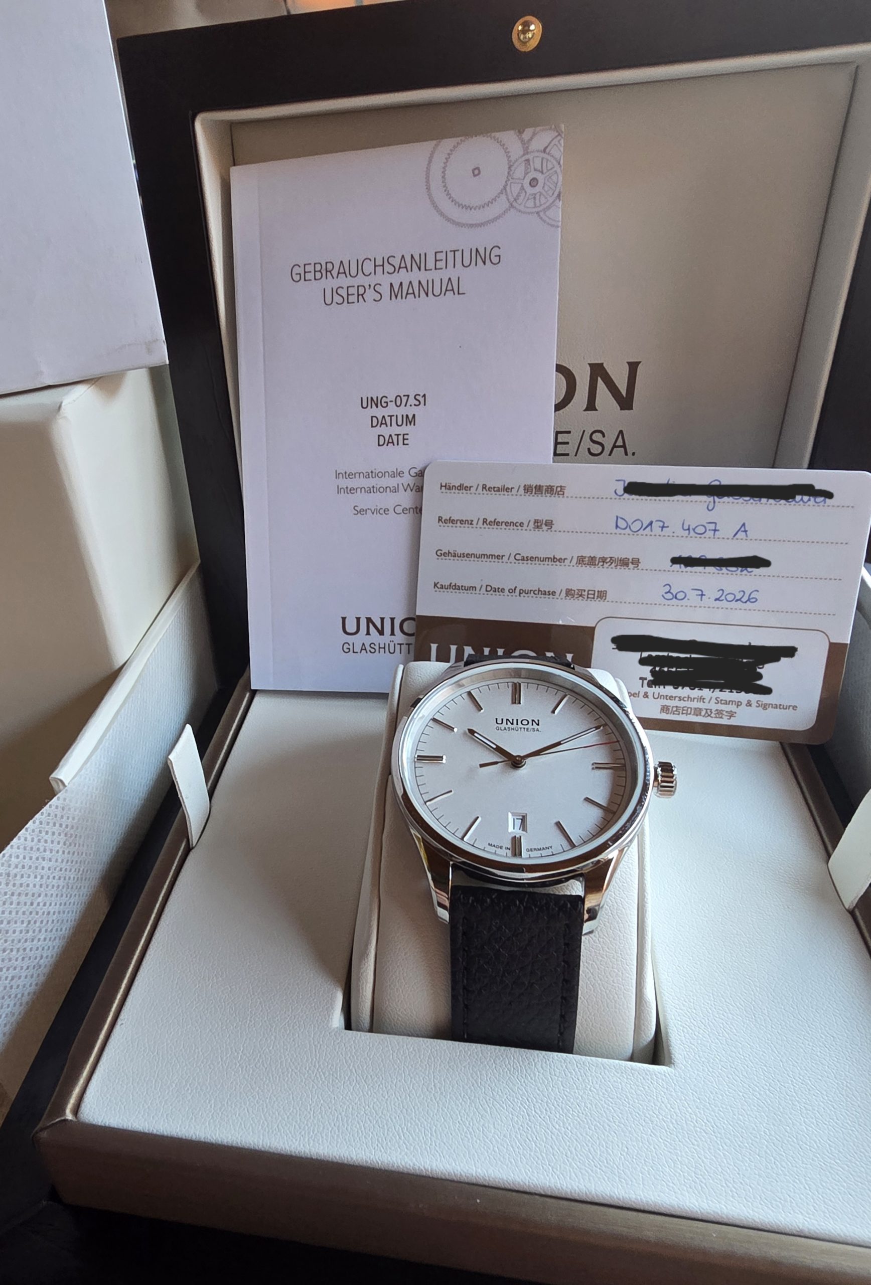 Union Glashütte Viro – Ref. D017.407.16.031.00, New – 4/4
