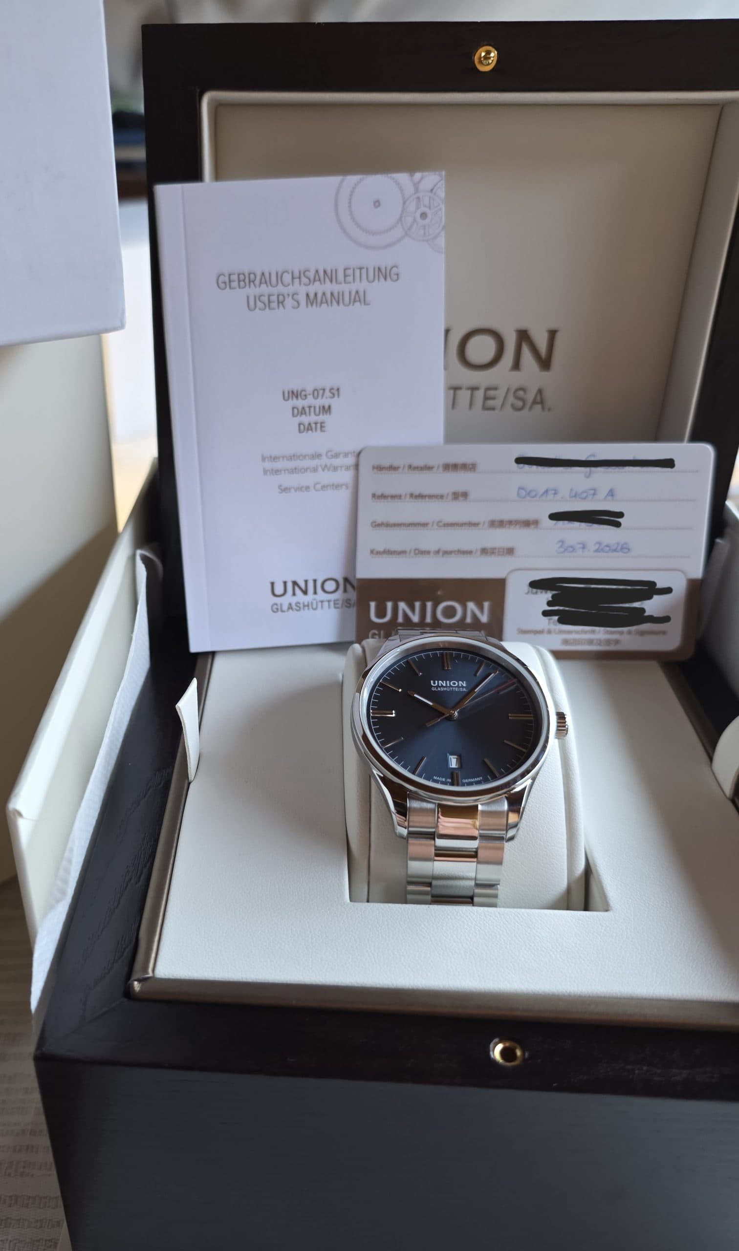 Union Glashütte Viro – Ref. d0174071104100, Neu – Bild 2/3