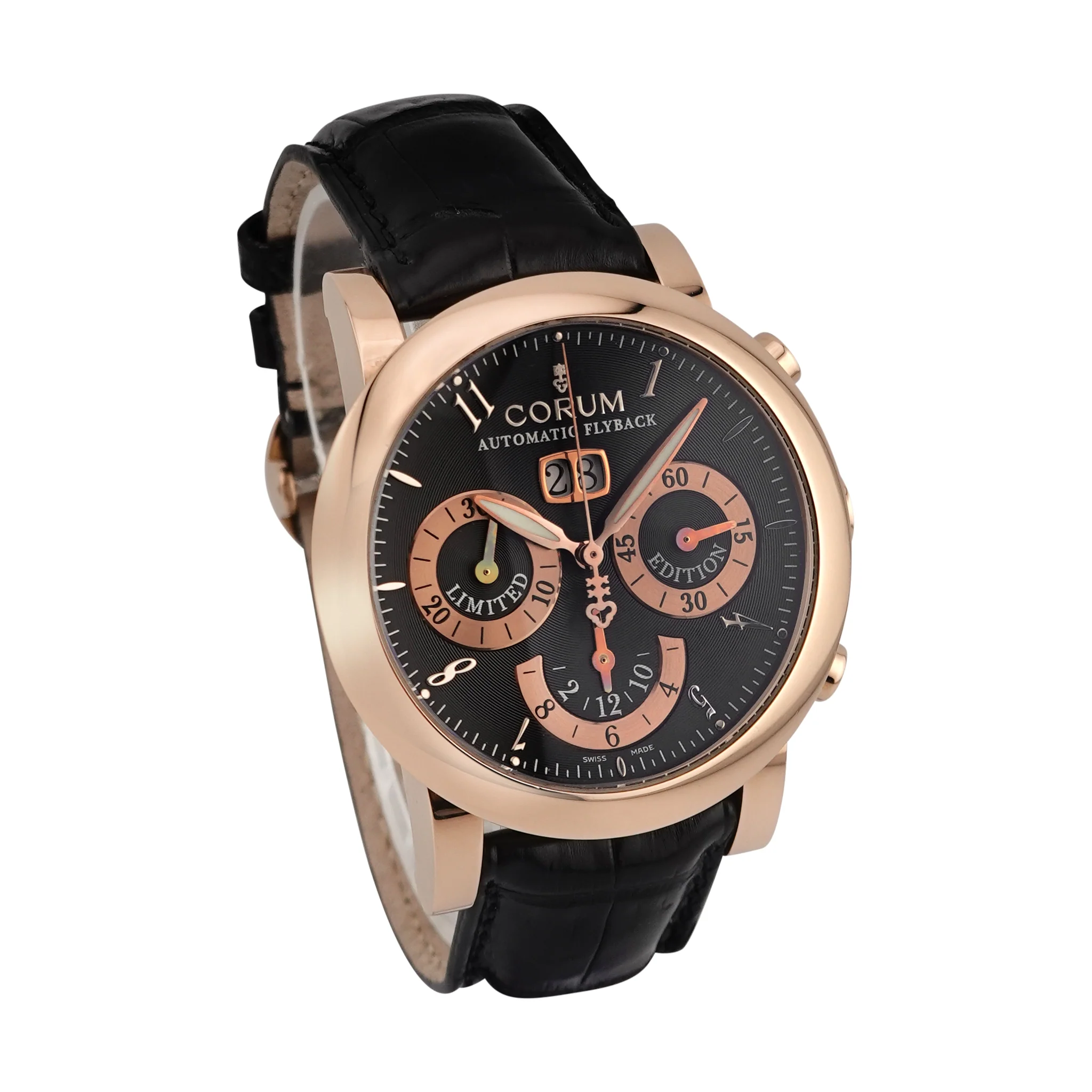 Corum Classical Grande Date – Ref. 996.201.55, Sehr gut – 7/7