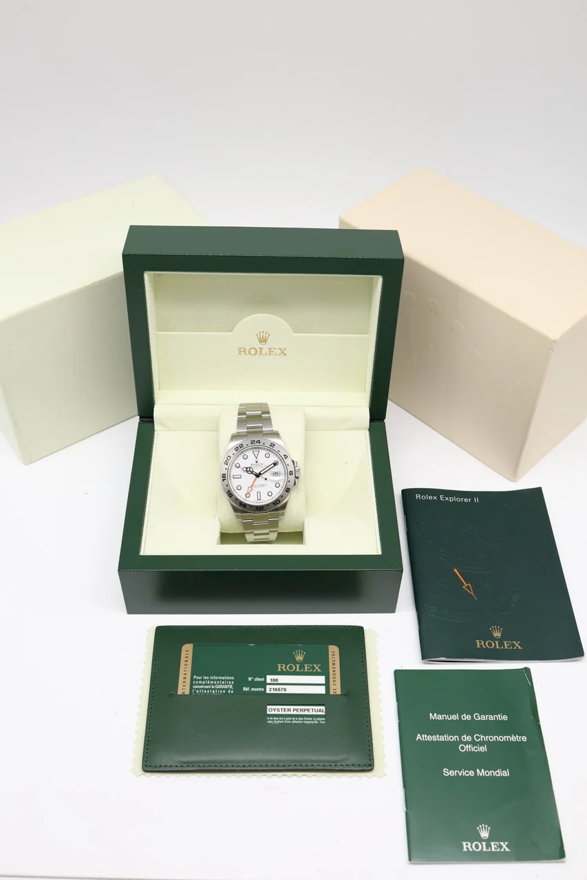 Rolex Explorer II – Ref. 216570, Sehr gut – 9/10