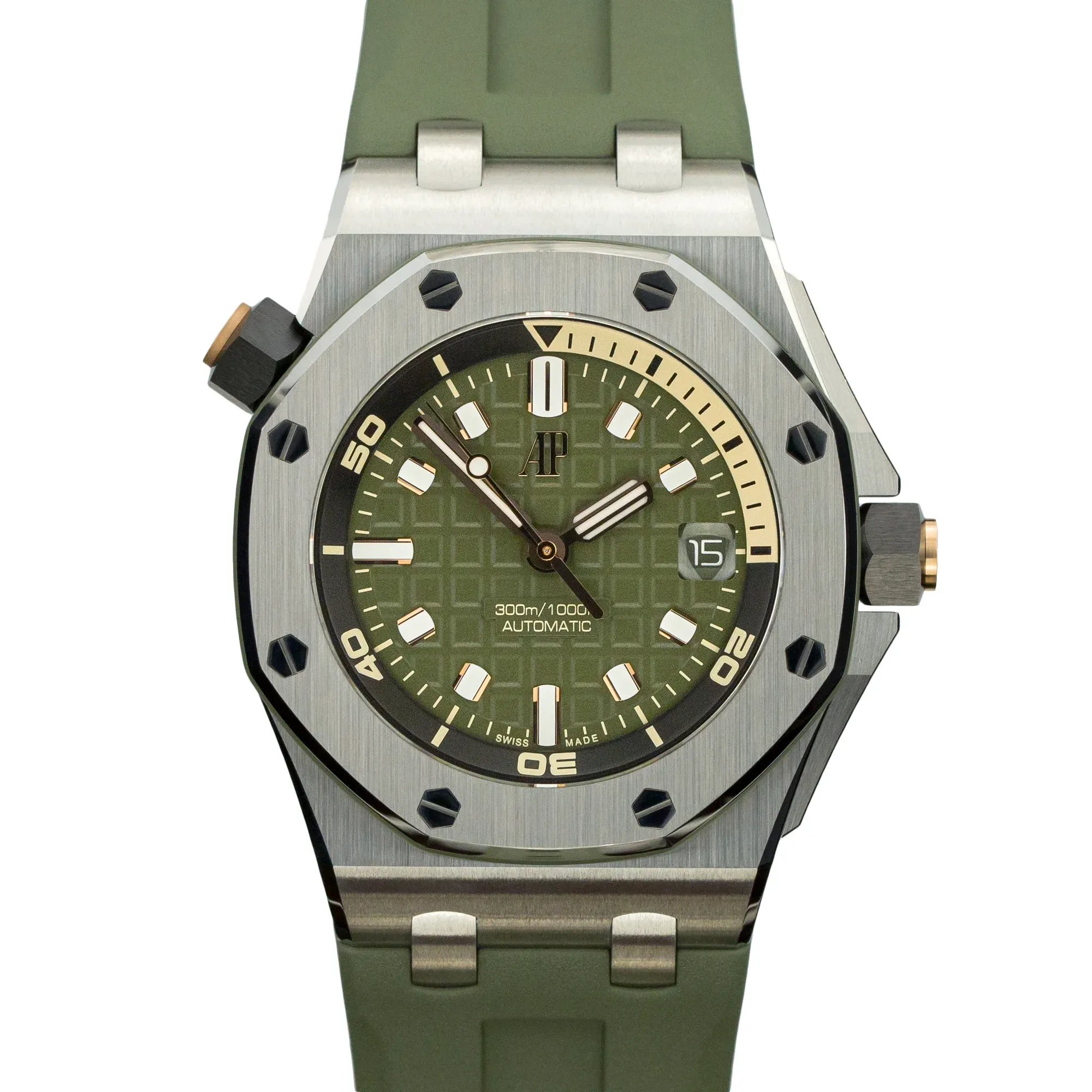 Audemars Piguet Royal Oak Offshore Diver – Ref. 15720ST.OO.A052CA.01, Sehr gut – 1/8