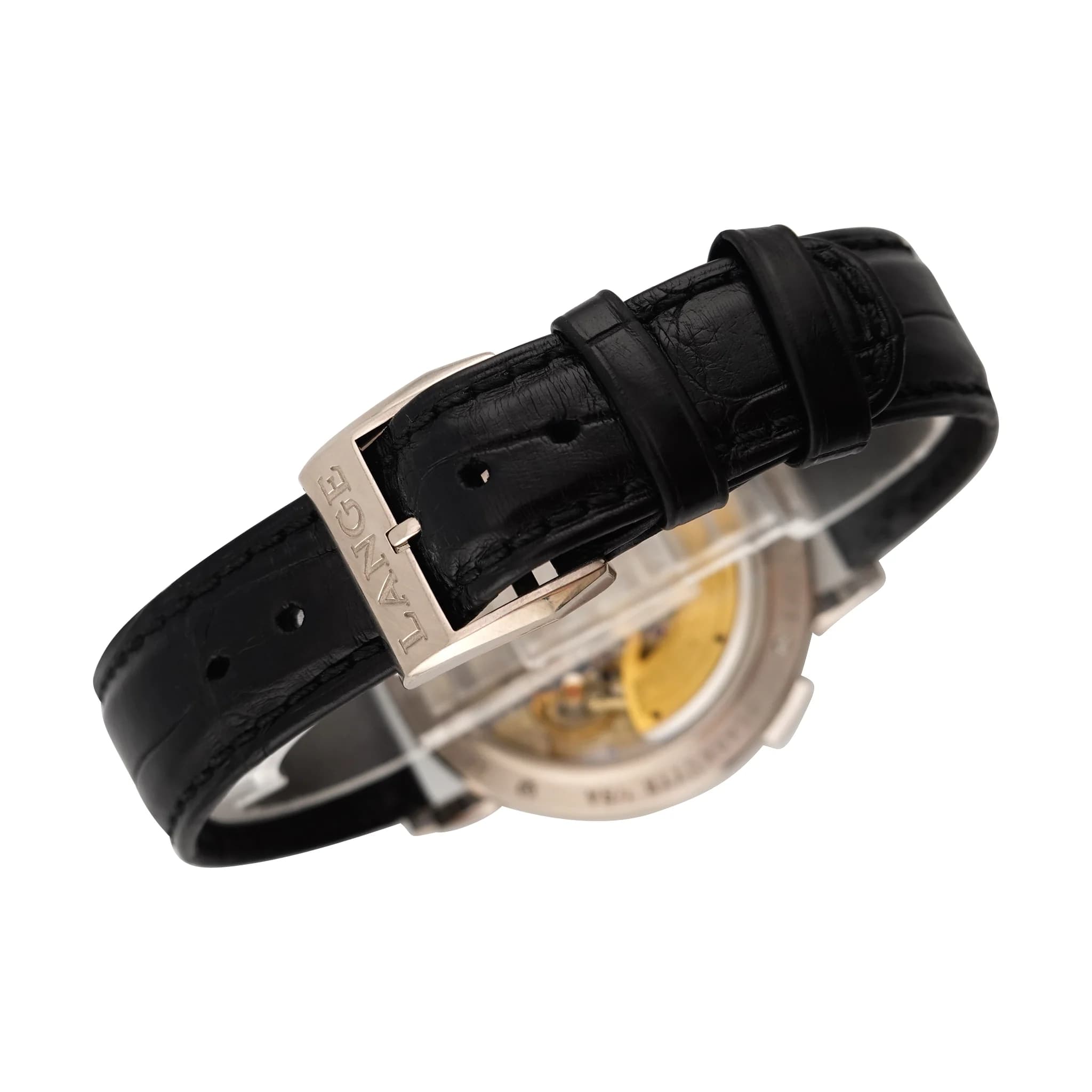 A. Lange & Söhne Saxonia Moon Phase – Ref. 384.029, like new – Image 2/8