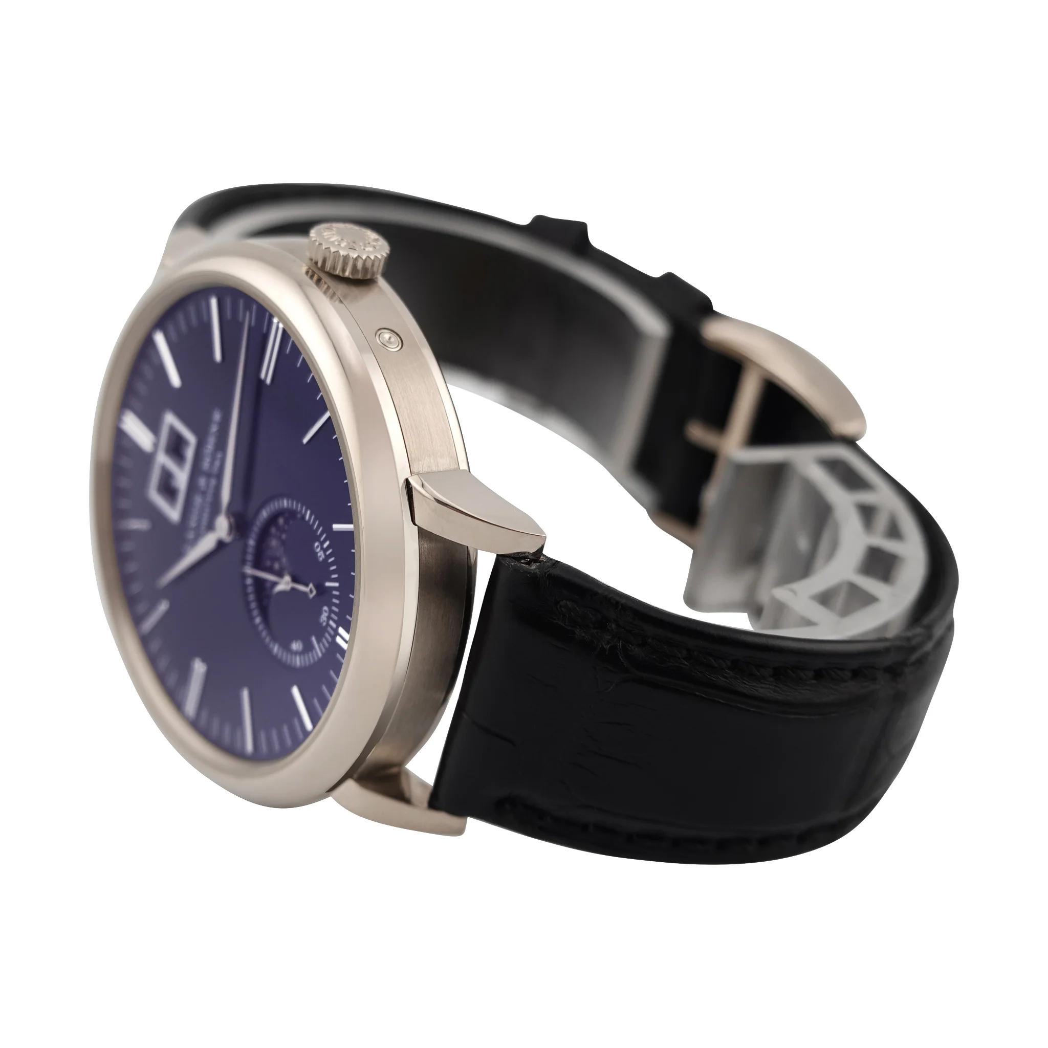 A. Lange & Söhne Saxonia Moon Phase – Ref. 384.029, like new – 7/8
