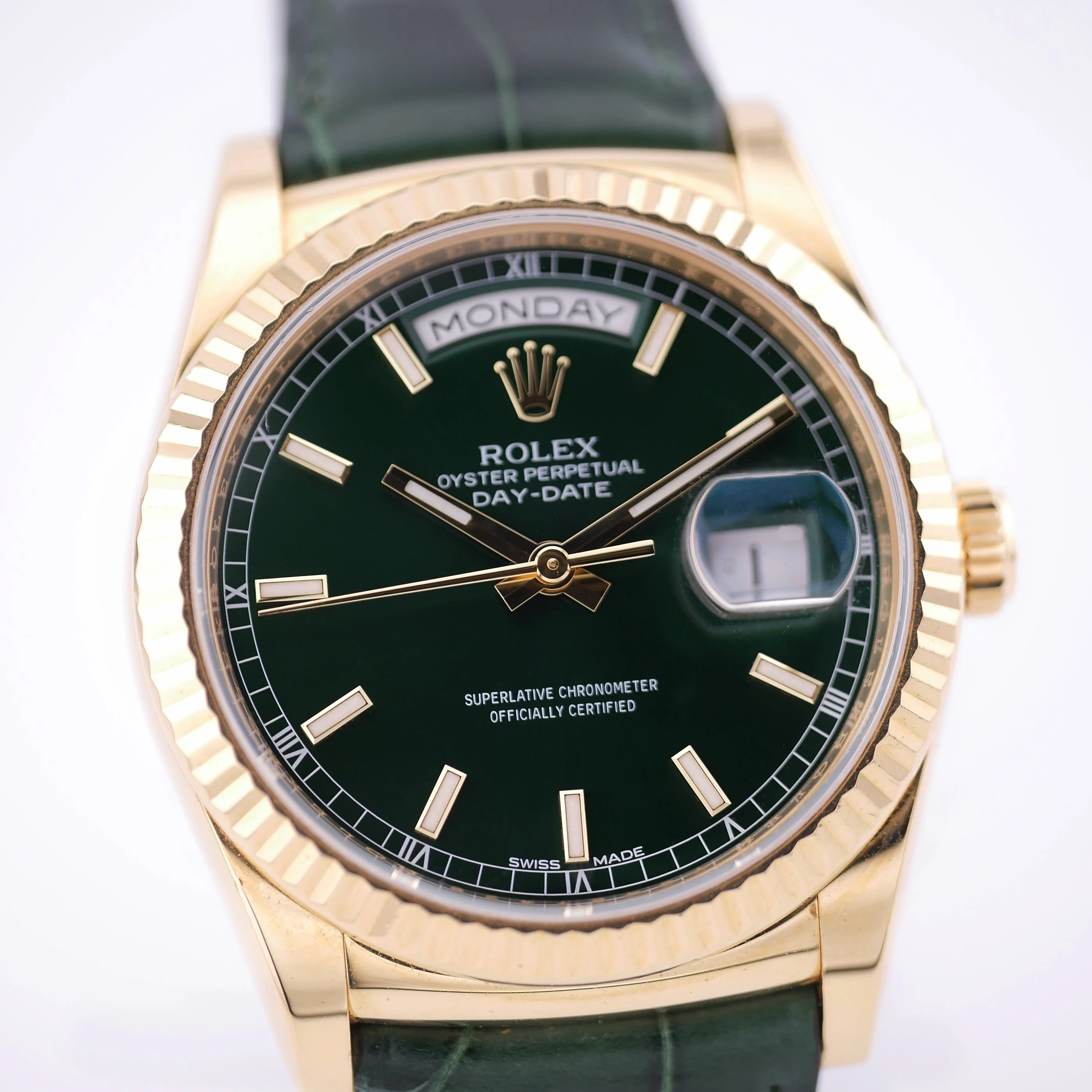 Rolex Day-Date 36 – Ref. 118138, Sehr gut – 8/9