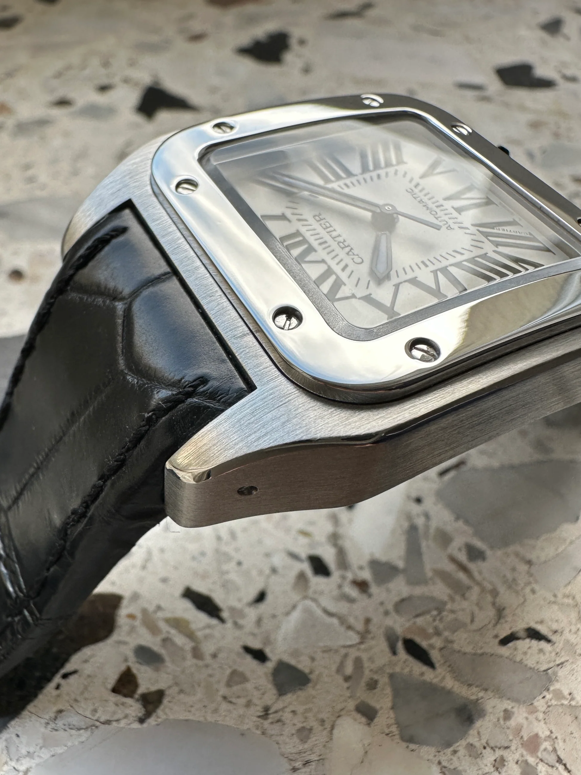 Cartier Santos 100 – Ref. W20106X8, Sehr gut – 3/14