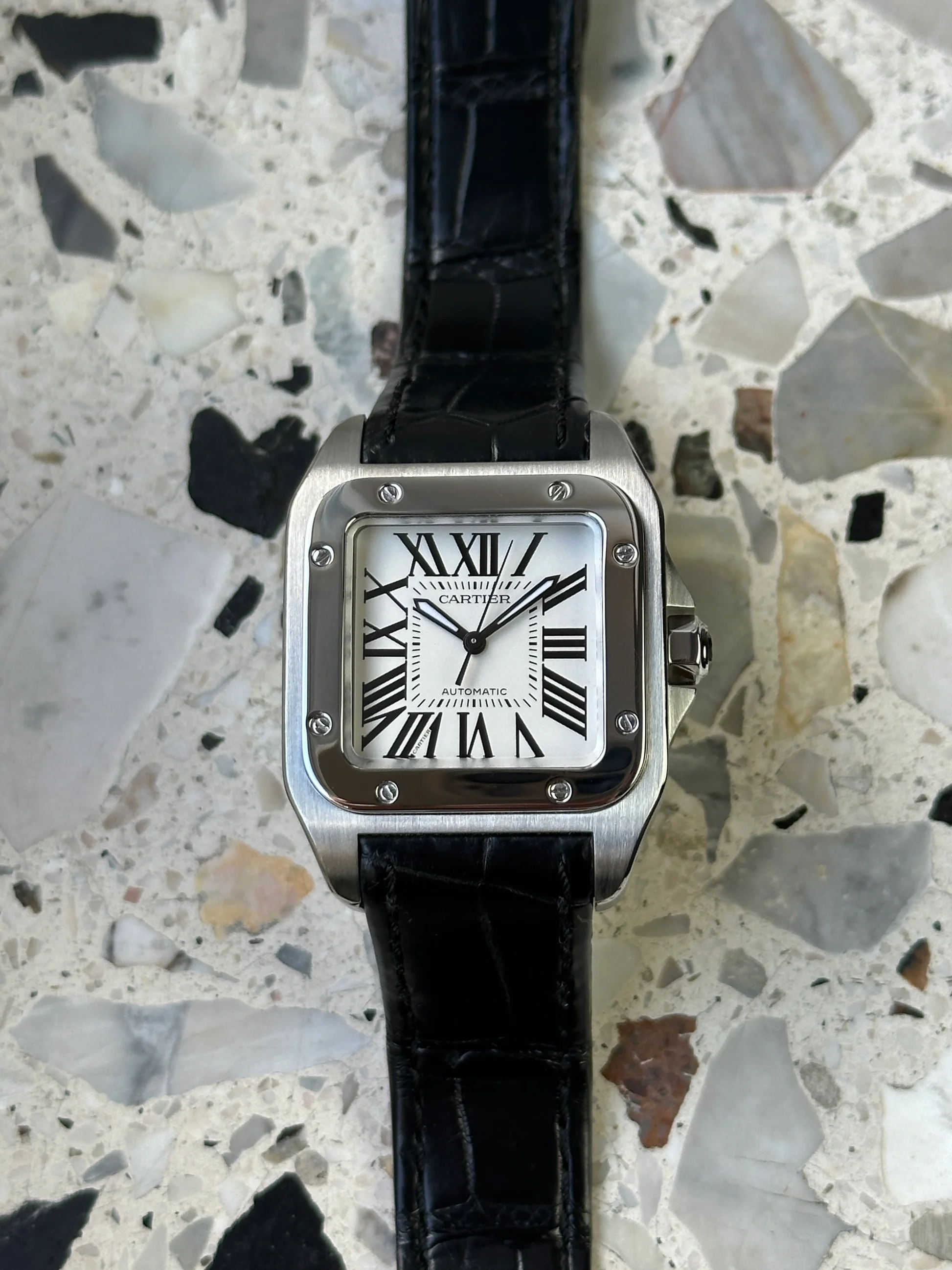 Cartier Santos 100 – Ref. W20106X8, Sehr gut – 6/14