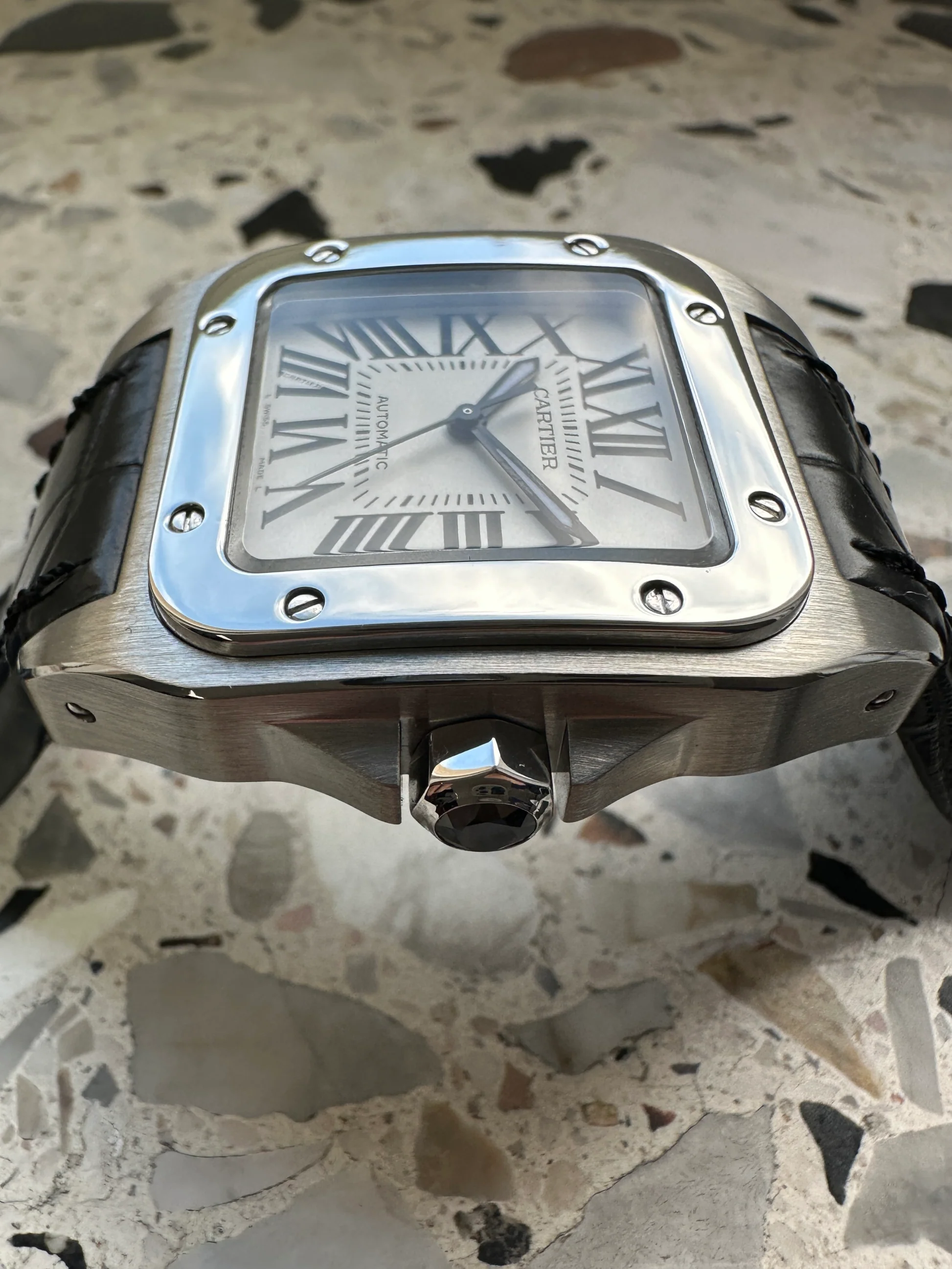 Cartier Santos 100 – Ref. W20106X8, Sehr gut – 7/14