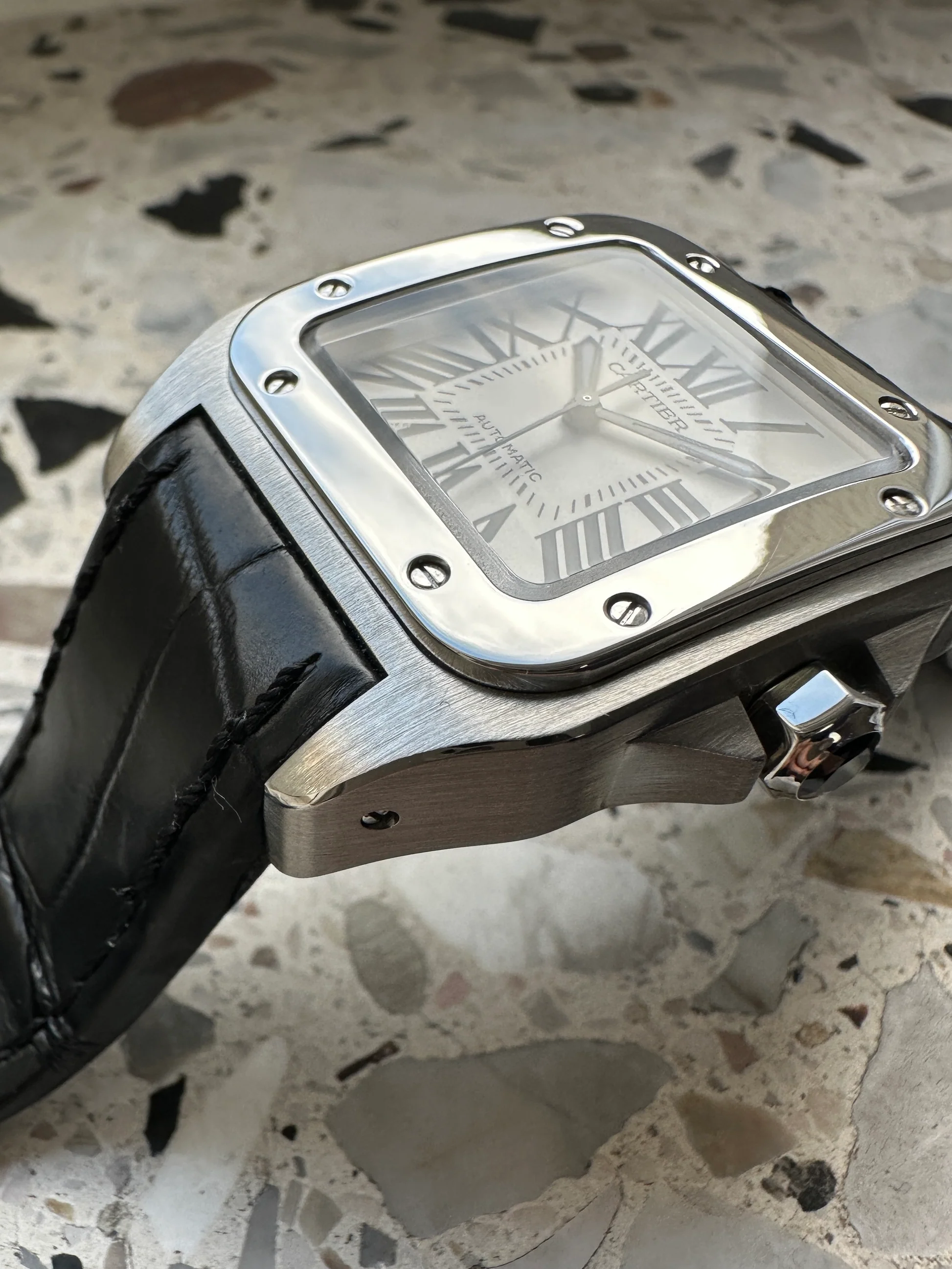 Cartier Santos 100 – Ref. W20106X8, Sehr gut – 11/14