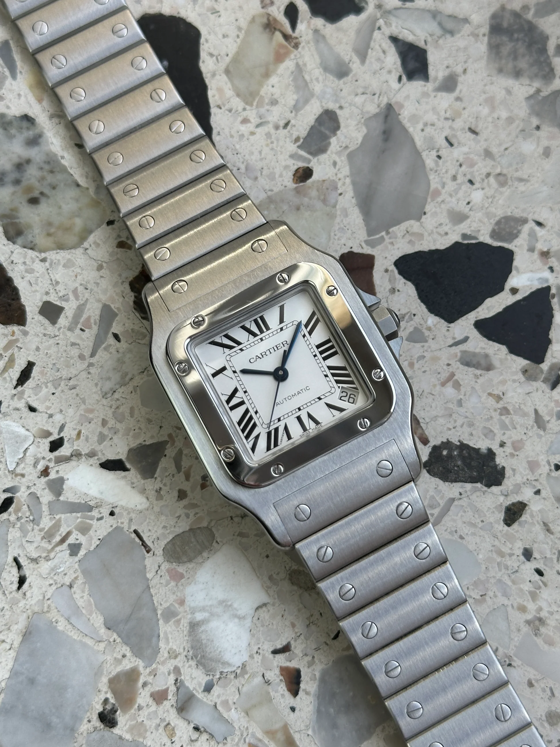 Cartier Santos de Cartier – Ref. W20098D6, Sehr gut – 14/14