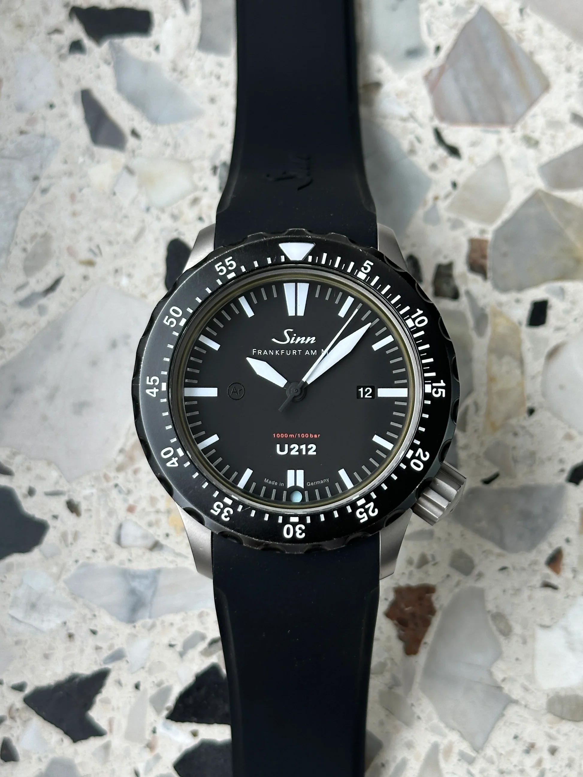 Sinn U212 (Serviced & Full Set) Limitiert auf 212 – Ref. U212, Gut – 6/14
