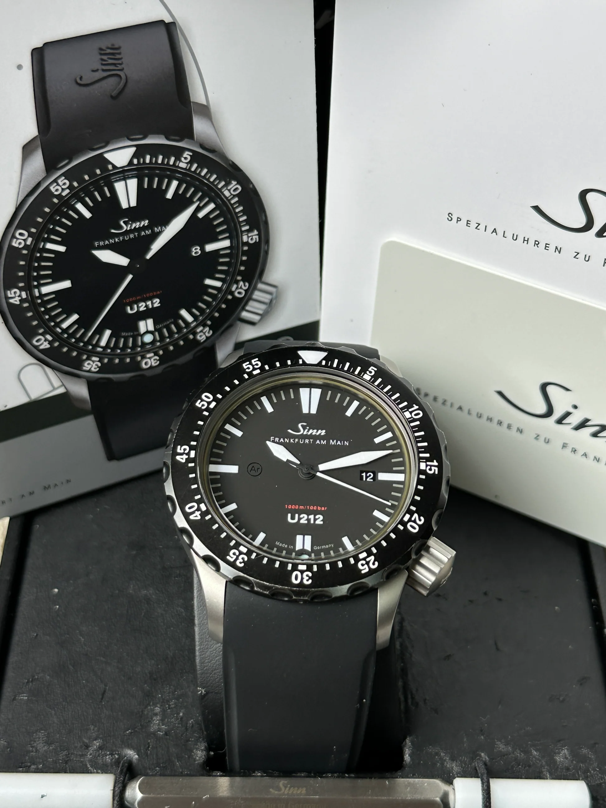 Sinn U212 (Serviced & Full Set) Limitiert auf 212 – Ref. U212, Gut – 13/14
