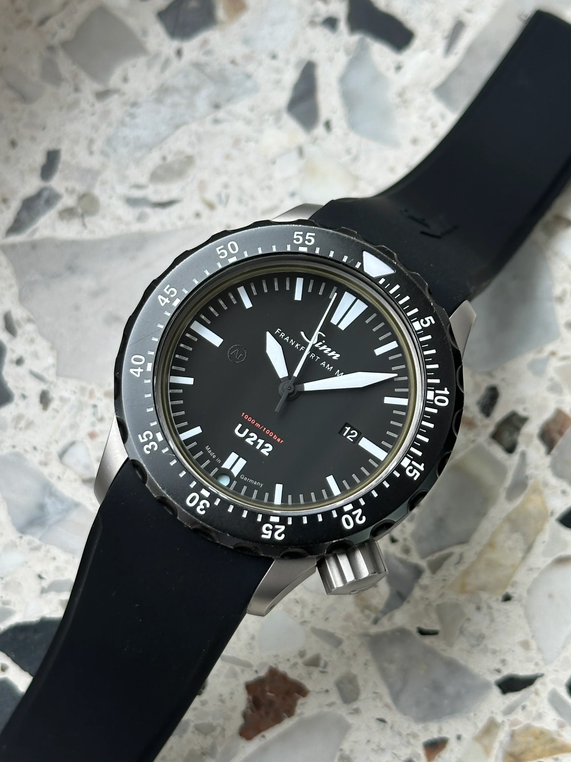Sinn U212 (Serviced & Full Set) Limitiert auf 212 – Ref. U212, Gut – 14/14