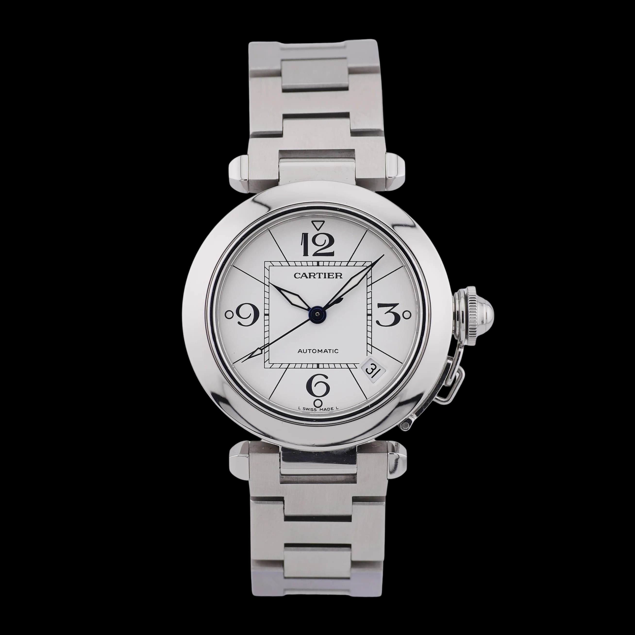 Cartier Pasha – Ref. W31074M7, Sehr gut