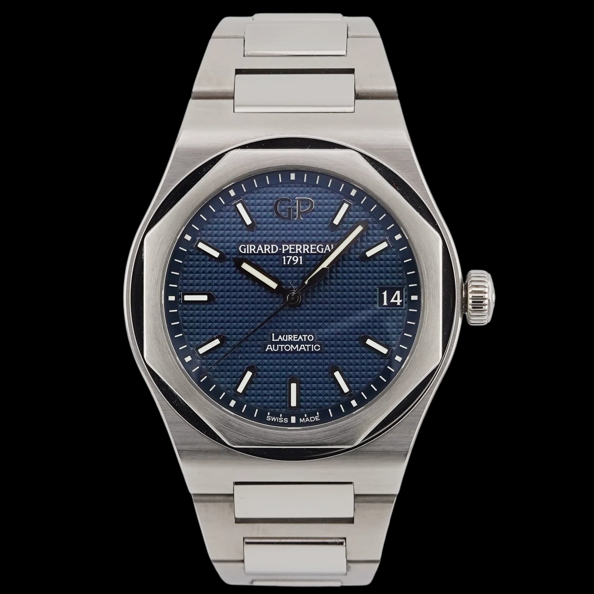 Girard Perregaux Laureato – Ref. 81010-11-431-11A, Sehr gut