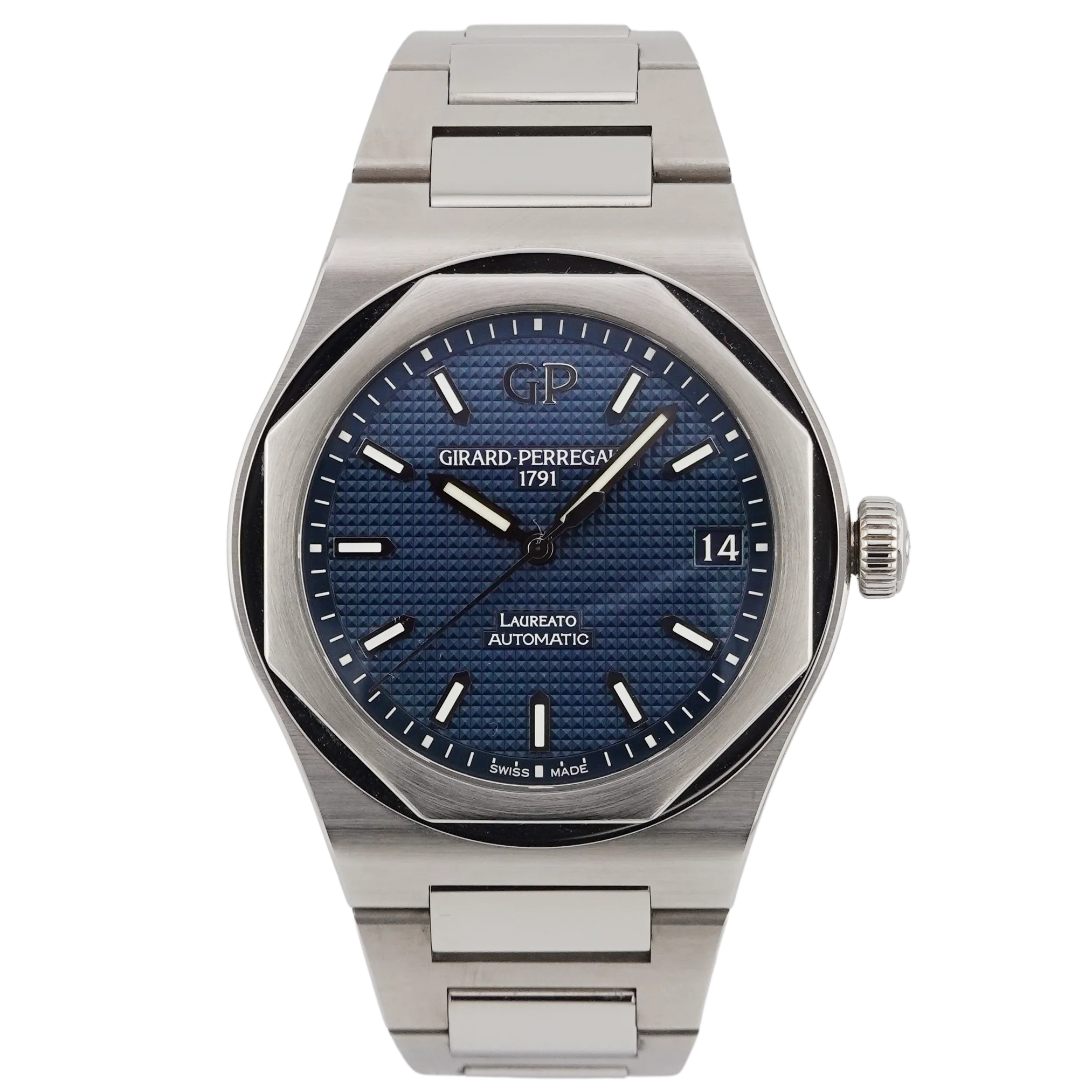 Girard Perregaux Laureato – Ref. 81010-11-431-11A, Sehr gut – 1/8