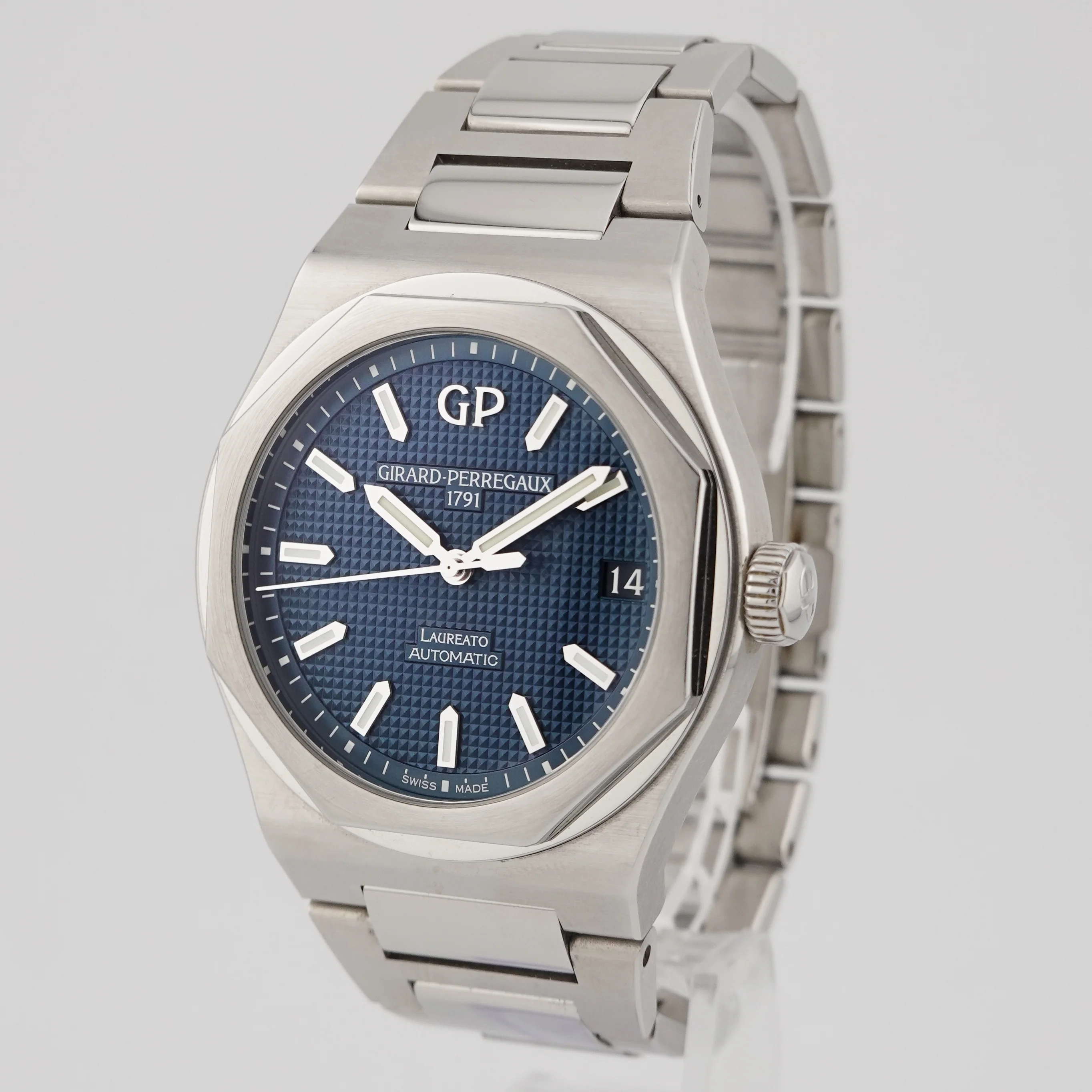 Girard Perregaux Laureato – Ref. 81010-11-431-11A, Sehr gut – 3/8