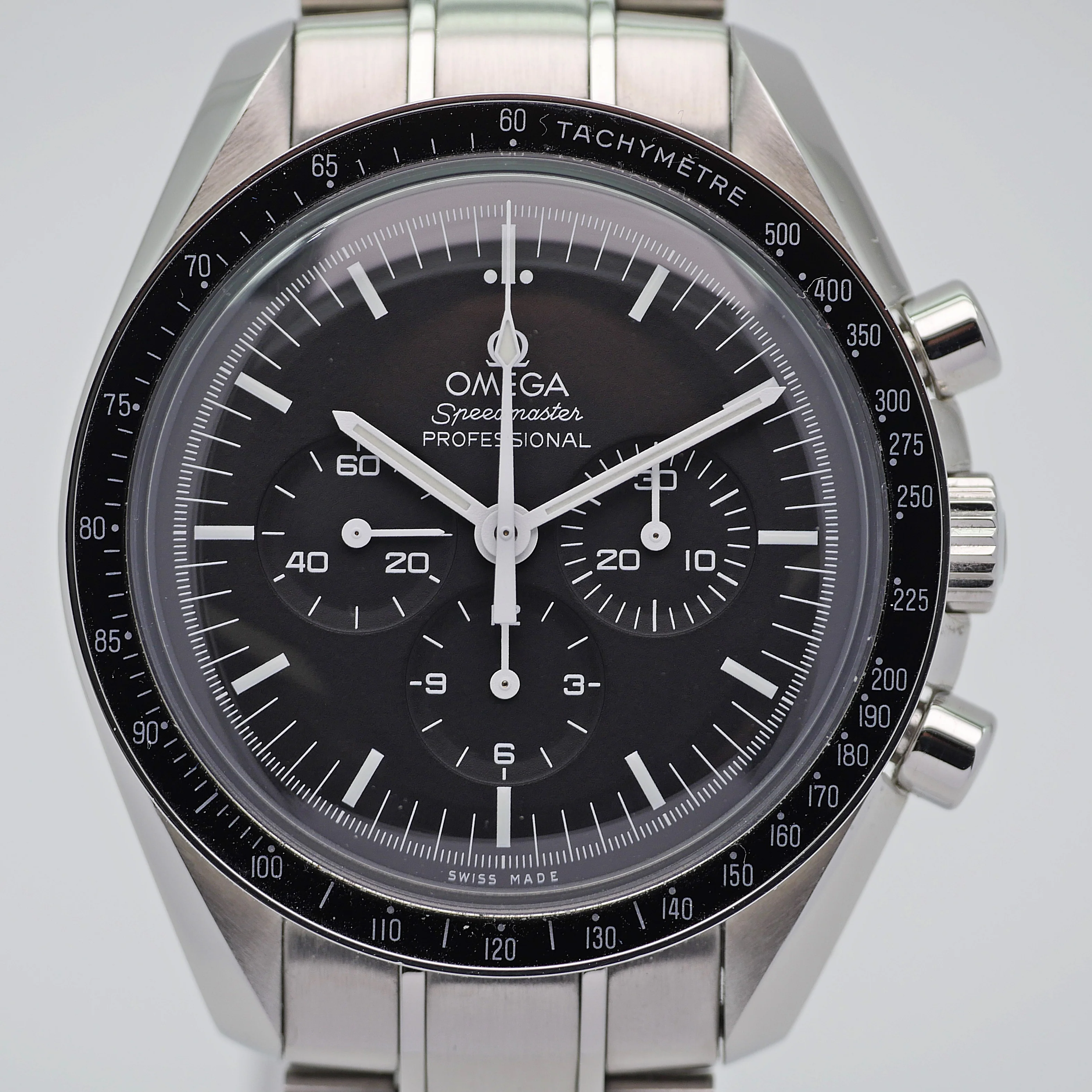 Omega Omega Speedmaster Professional Moonwatch Hesalite – Ref. 31130423001005, Wie neu – 7/11