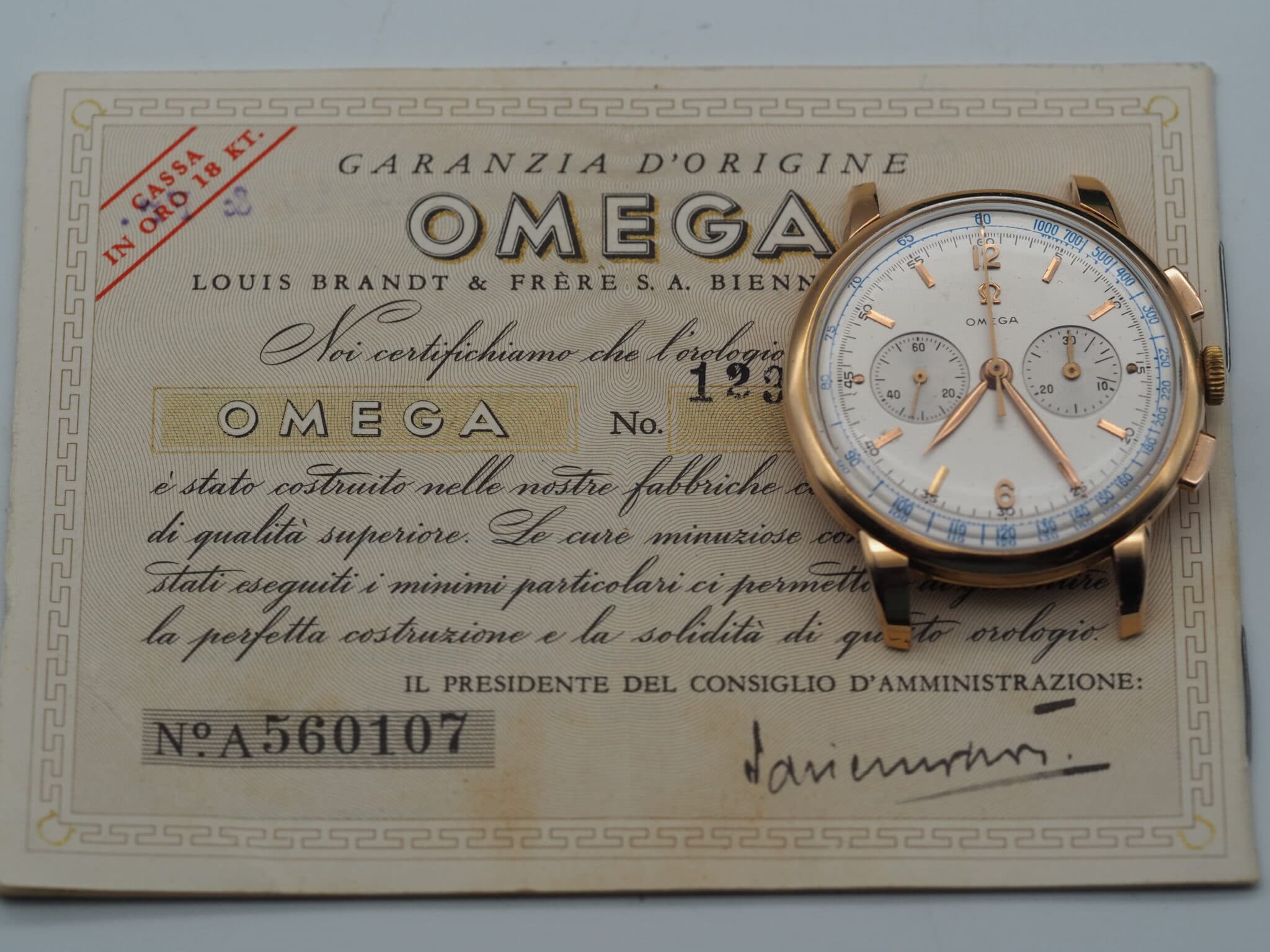 Omega Vintage – Ref. OT 2465, Sehr gut