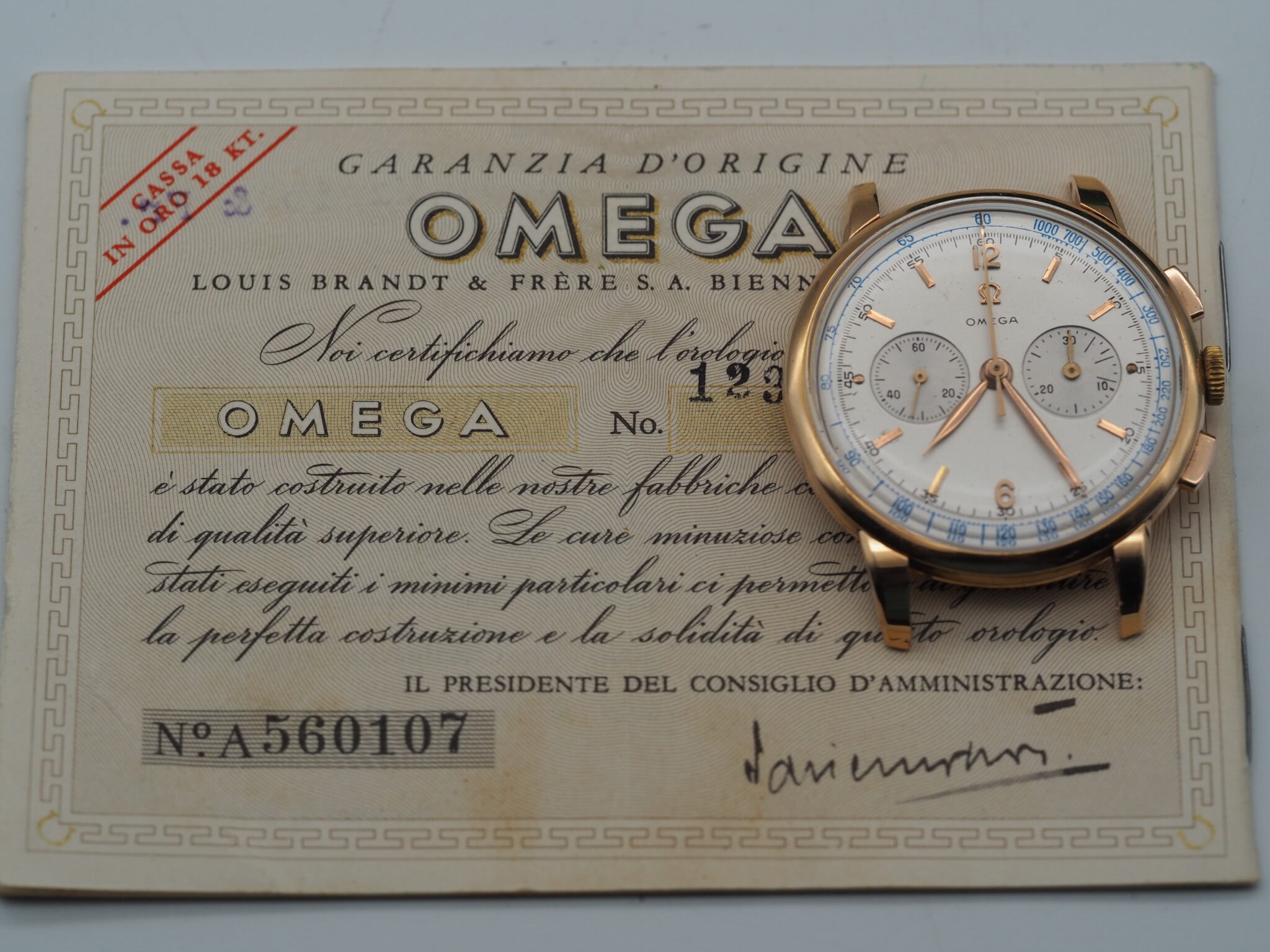 Omega Vintage – Ref. OT 2465, Sehr gut – 1/19