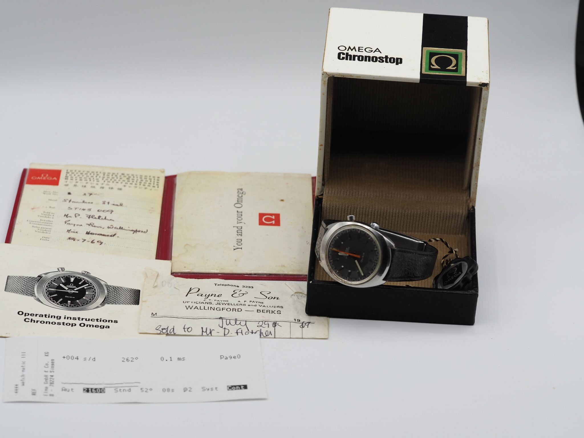 Omega Chronostop – Ref. 145.009, Gut – 3/18