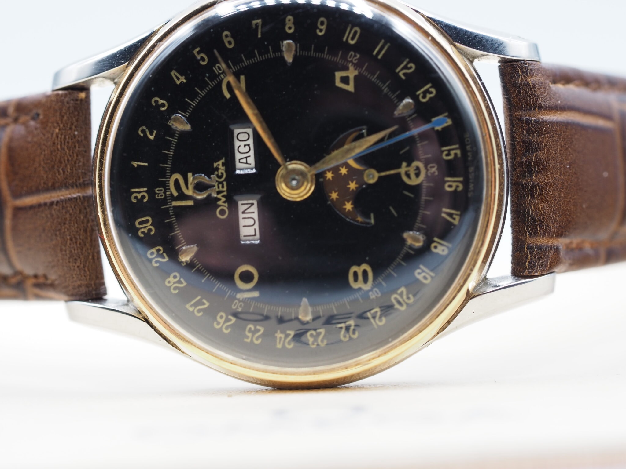 Omega Cosmic Triple Date Moonphase – Ref. 2471-2, Sehr gut – 14/17