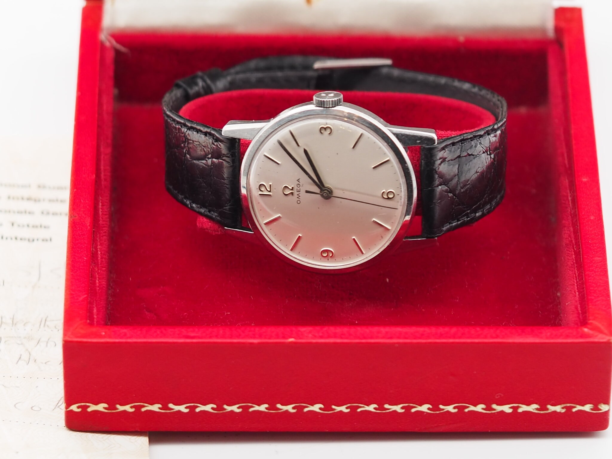Omega Ref. Kaliber 286, „High Precision“, aus 1963 – Ref. 131.001-62, Gut – 9/14