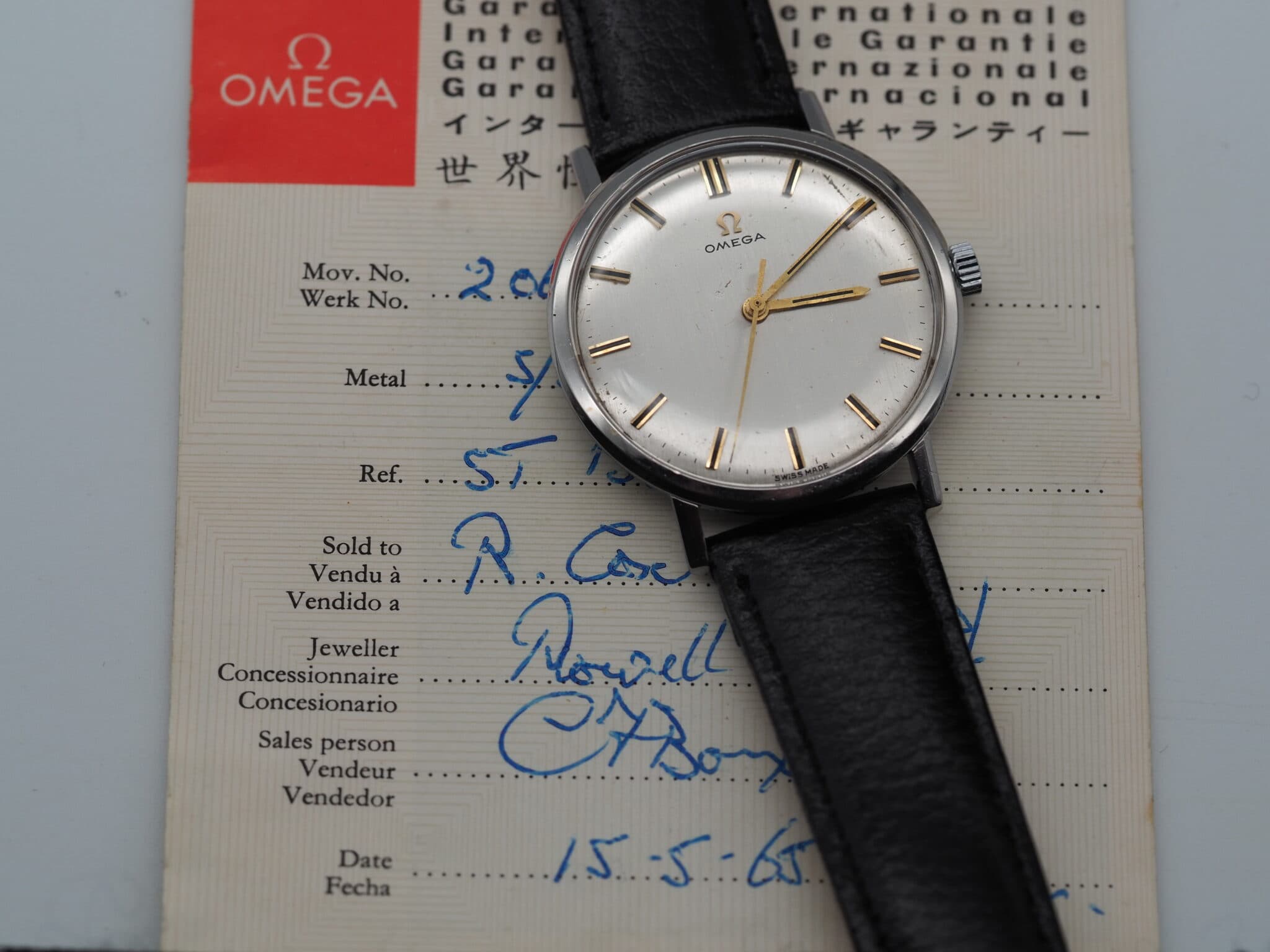 Omega Ref. Kaliber 600, aus 1965 – Ref. 131.015, Gut