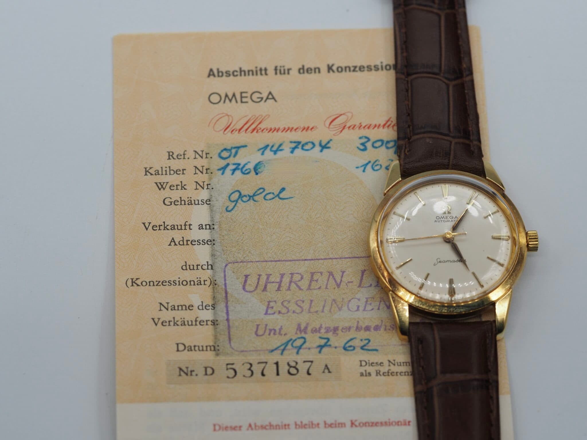 Omega Seamaster – Ref. OT 14704, Gut