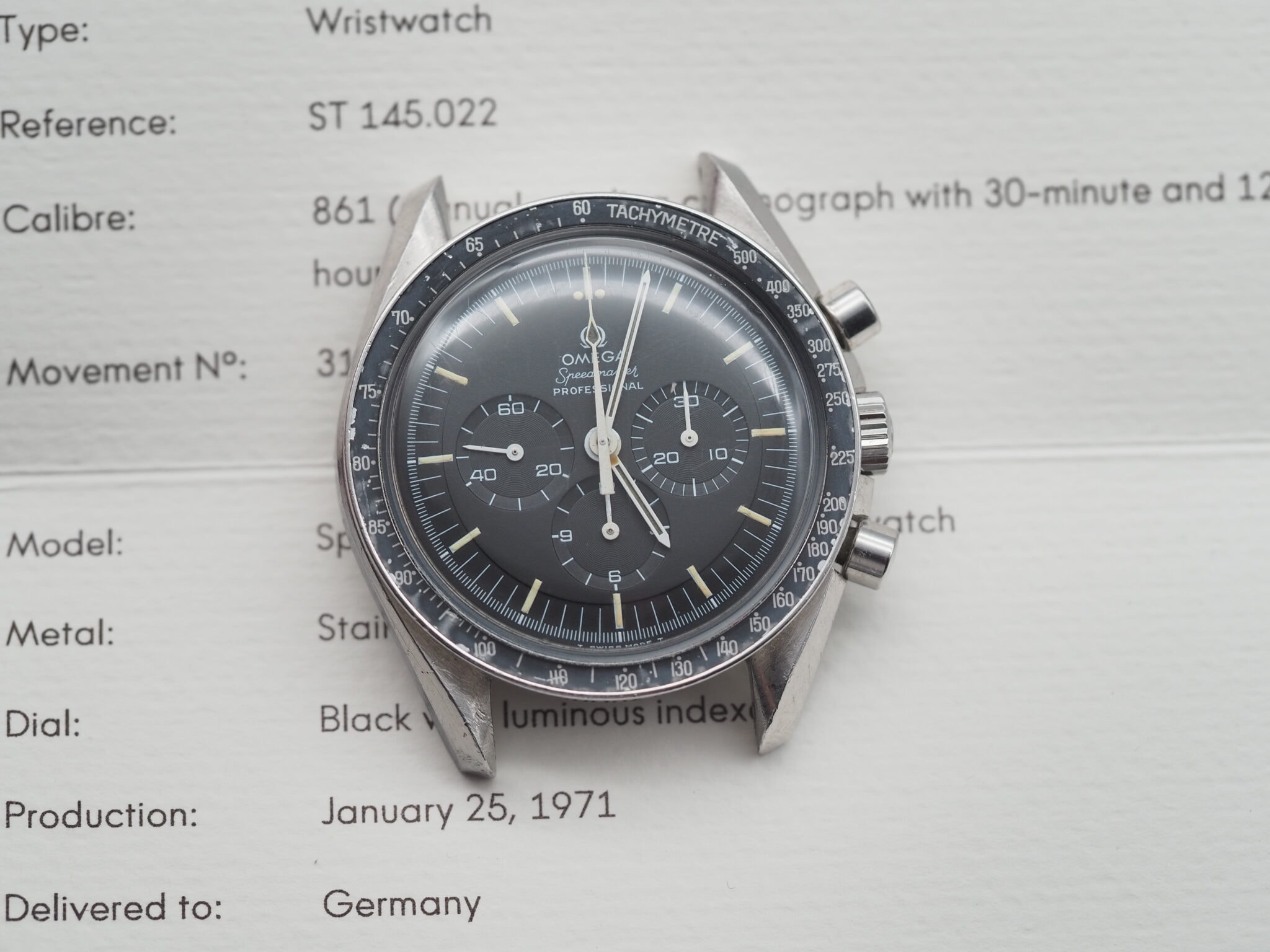 Omega Speedmaster – Ref. 145.022-69, Gut – 5/18