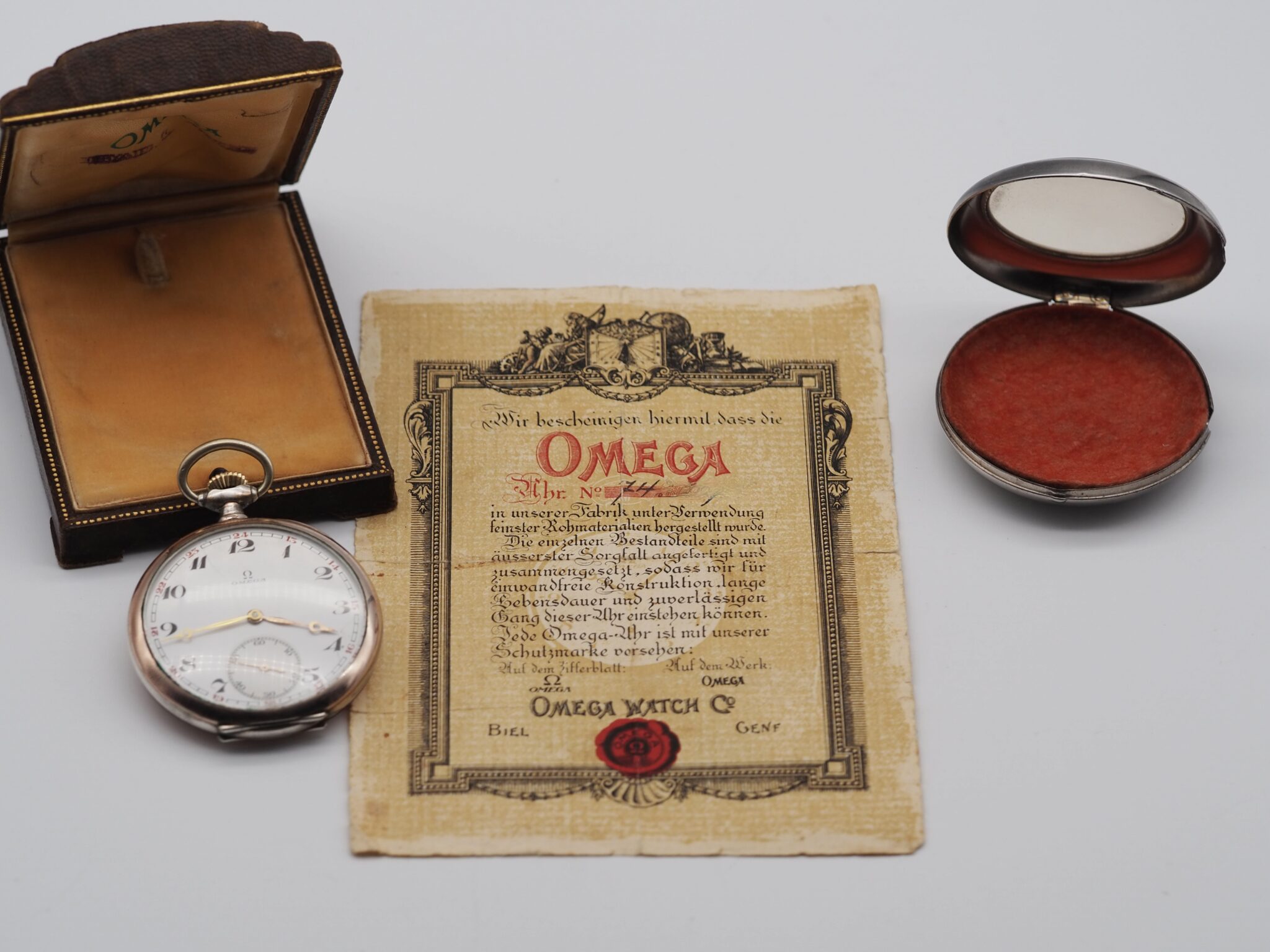 Omega Taschenuhr Art Deco – Gut – 2/27