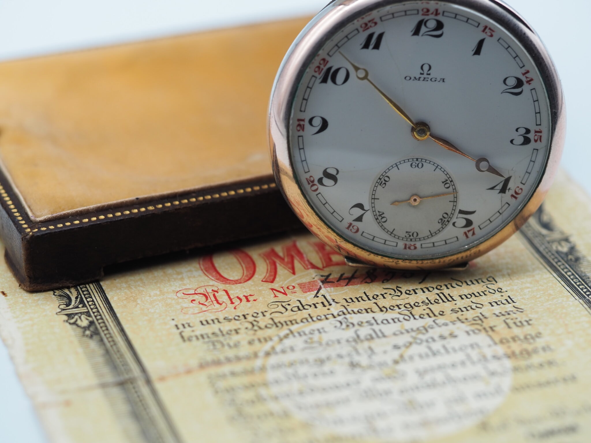 Omega Taschenuhr Art Deco – Gut – 3/27