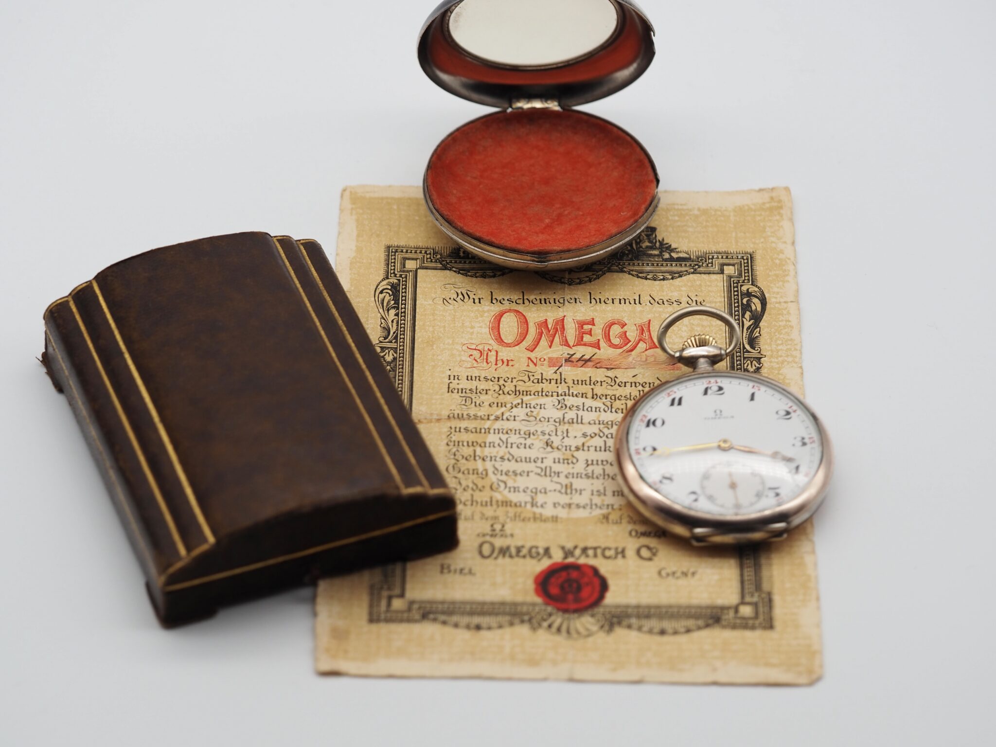Omega Taschenuhr Art Deco – Gut – 1/27