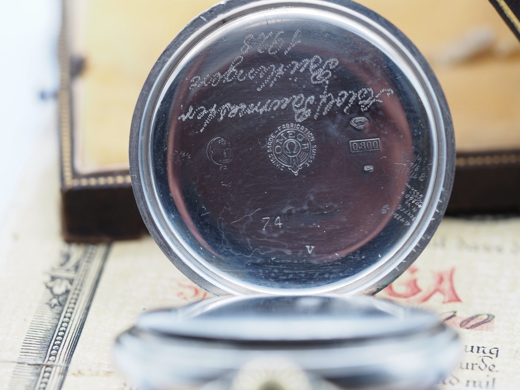 Omega Taschenuhr Art Deco – Gut – 5/27