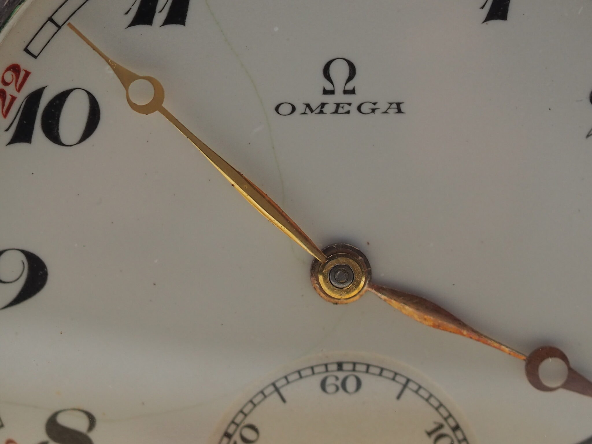 Omega Taschenuhr Art Deco – Gut – 8/27