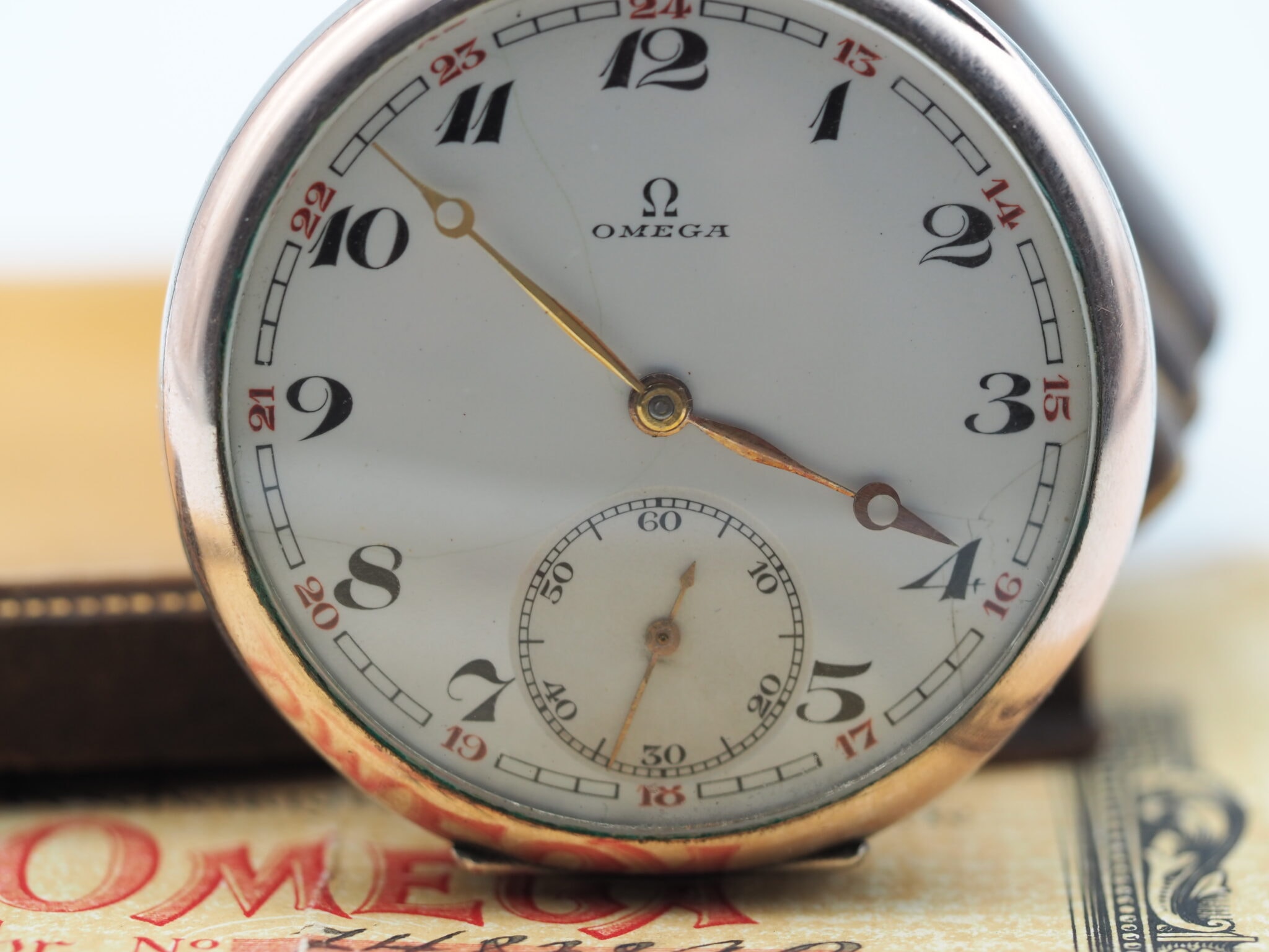 Omega Taschenuhr Art Deco – Gut – 9/27