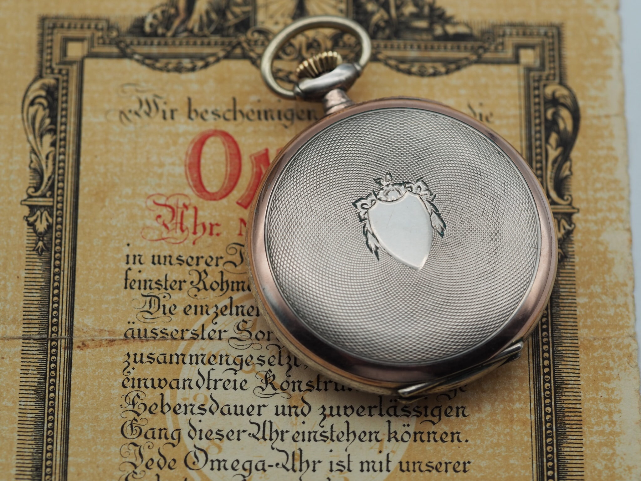 Omega Taschenuhr Art Deco – Gut – 10/27