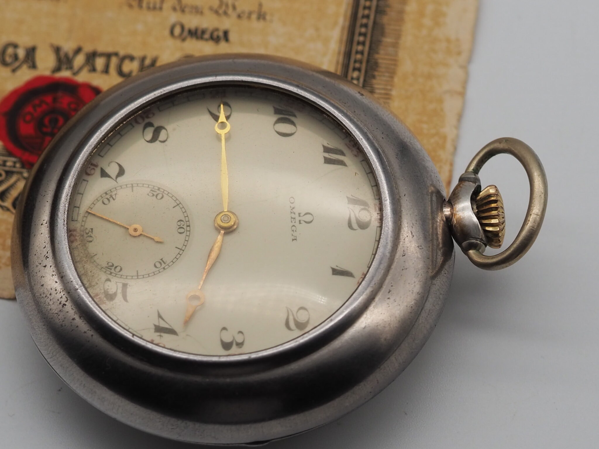 Omega Taschenuhr Art Deco – Gut – 18/27